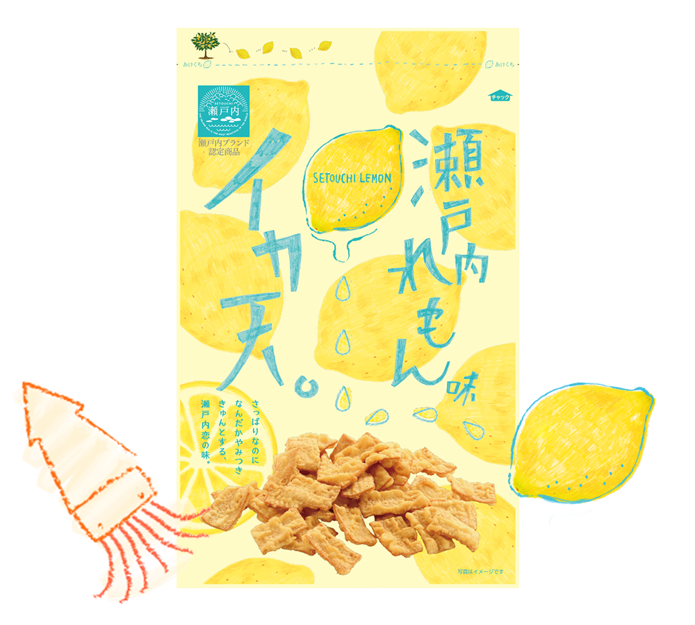 まるか食品 イカ天瀬戸内 れもん味 80g Pxstore