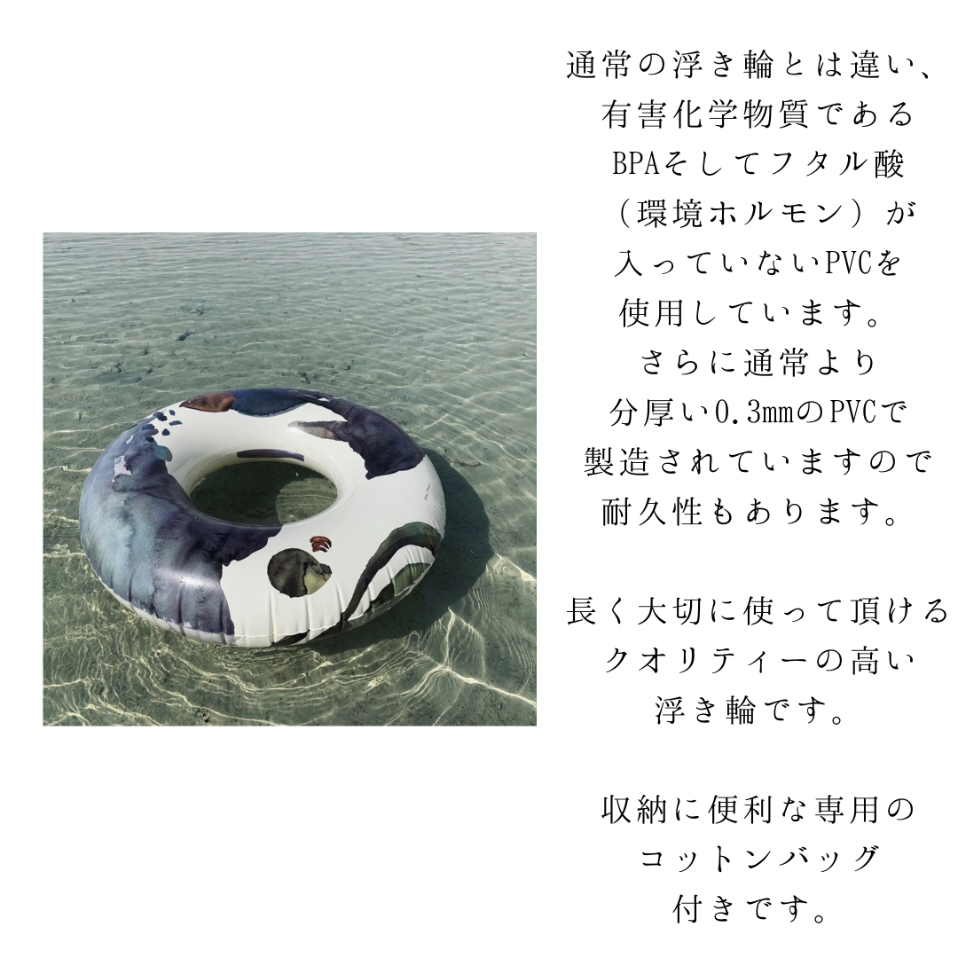 Petites Pommes Iris 浮き輪 1cm フロート Bpaフリー 6才 大人 プティットポム プチポム Float Bibelot