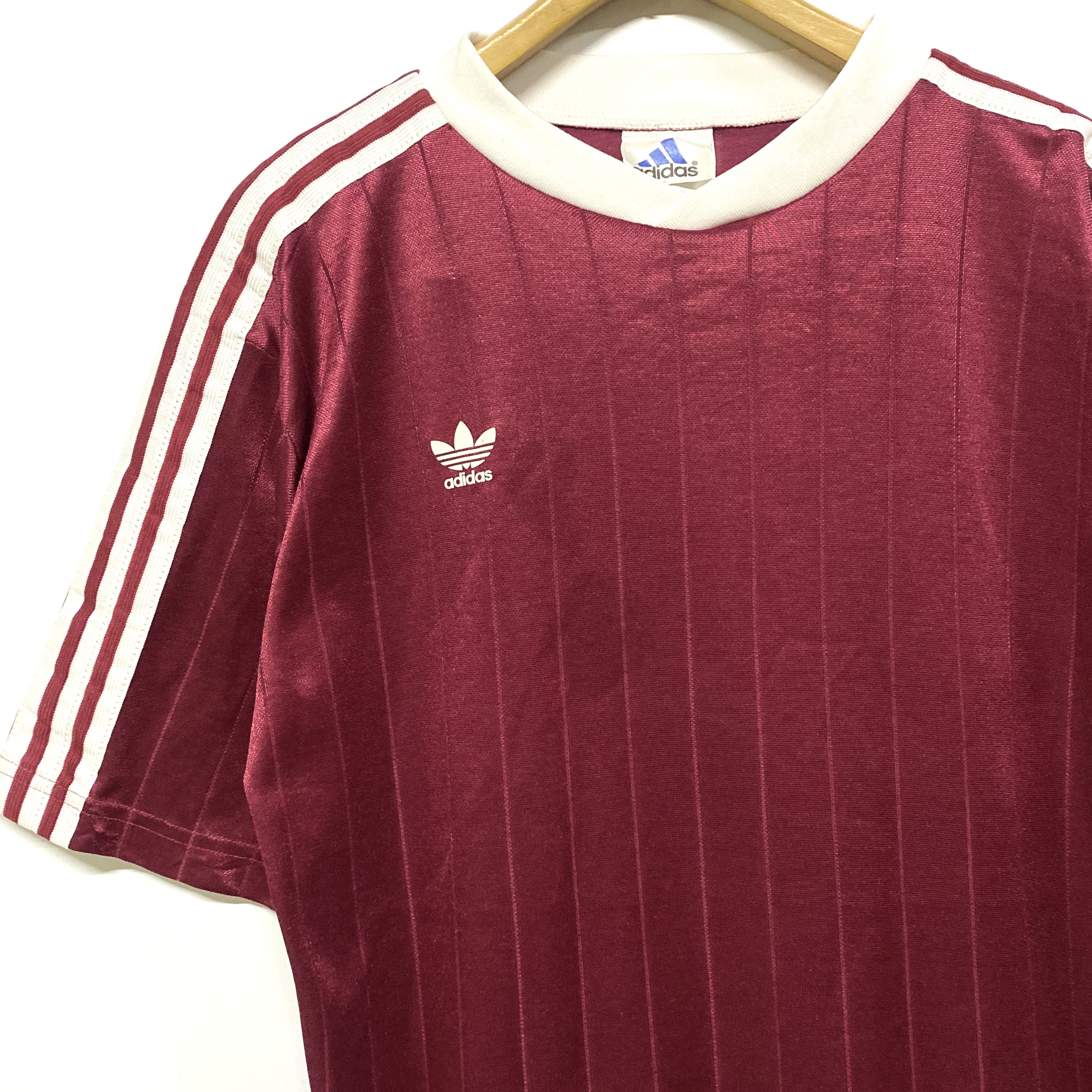 Usa製 90年代 アディダス Adidas ゲームシャツ サッカー ユニフォーム メンズl 古着 ゲームシャツ Cave 古着屋 公式 古着 通販サイト