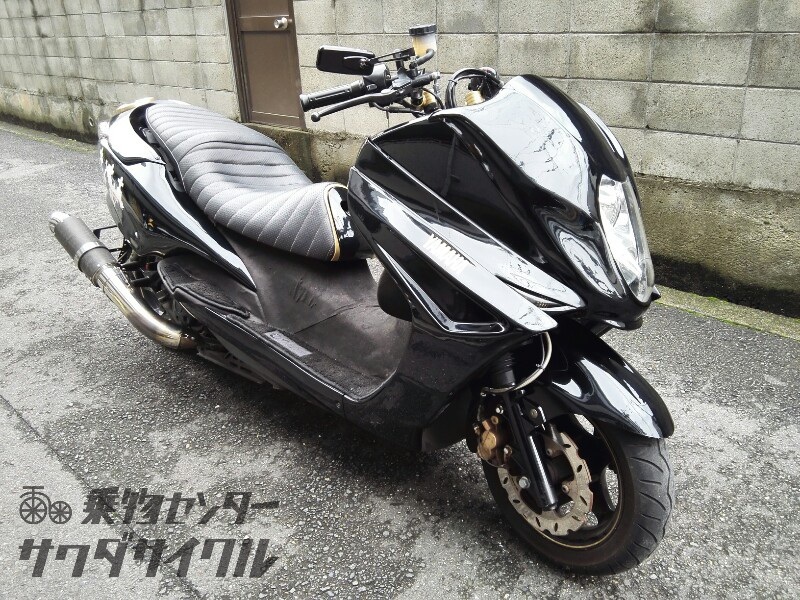 中古車 マジェスティ125 フルカスタム オーディオ付 ｓａｗａｄａ ｃｙｃｌｅ