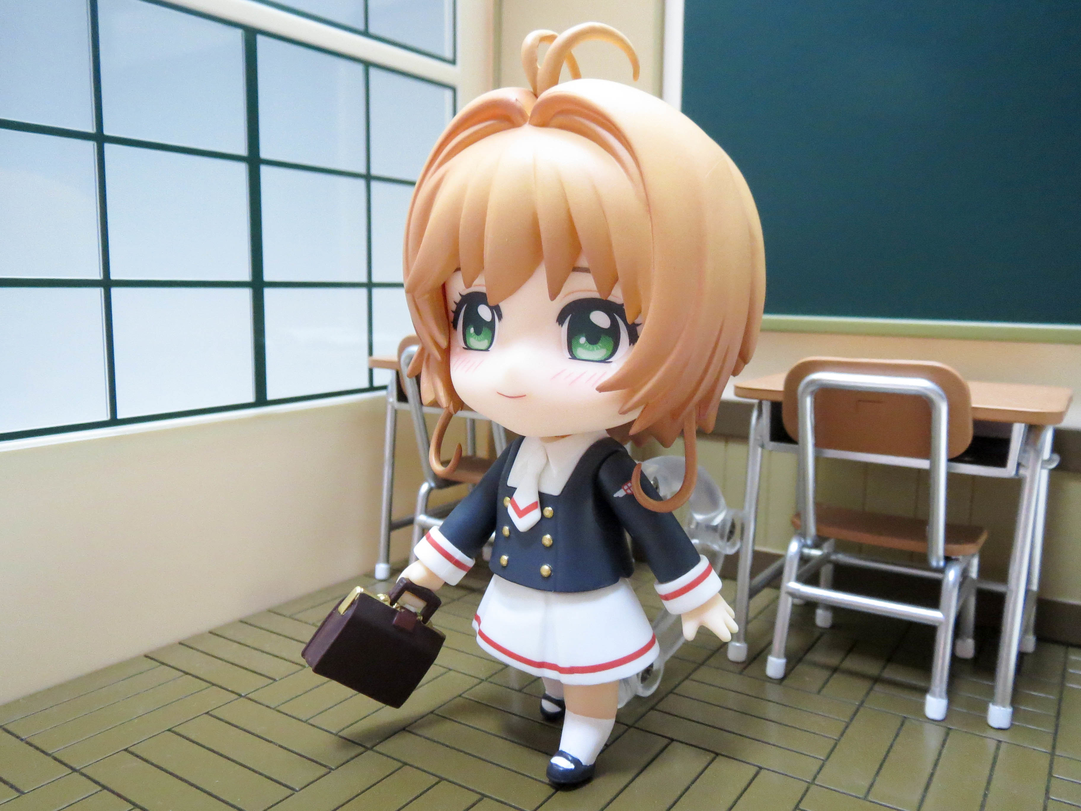 918 木之本桜 友枝中学校制服ver 顔パーツ 微笑み顔 ねんどろいど ホビー通販 アニホープ
