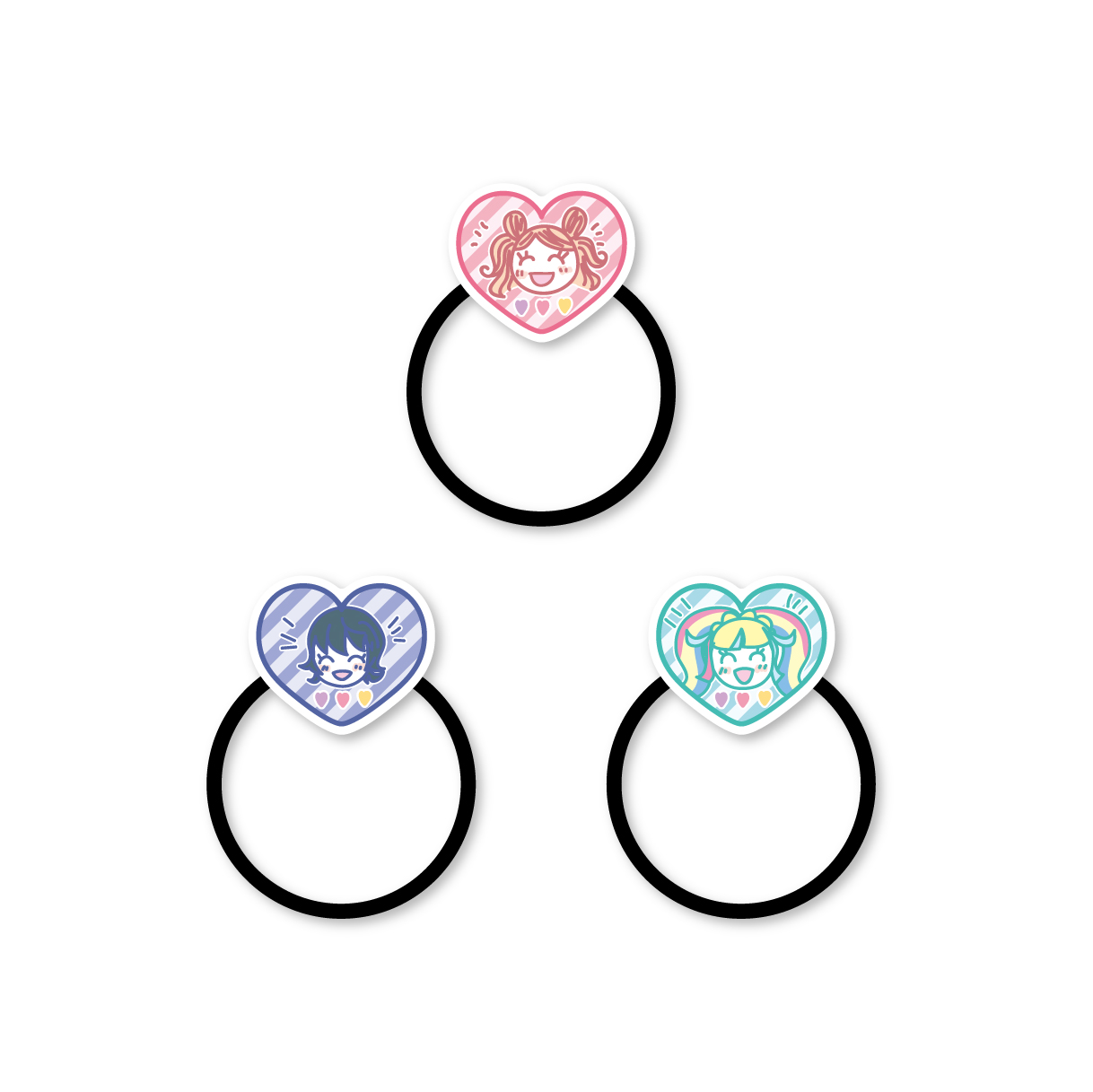 キラッとプリ チャン キラッネタ かわいいシールヘアゴム リングマリィ だいあセット グルーヴガレージ プリティーシリーズオンラインショップ