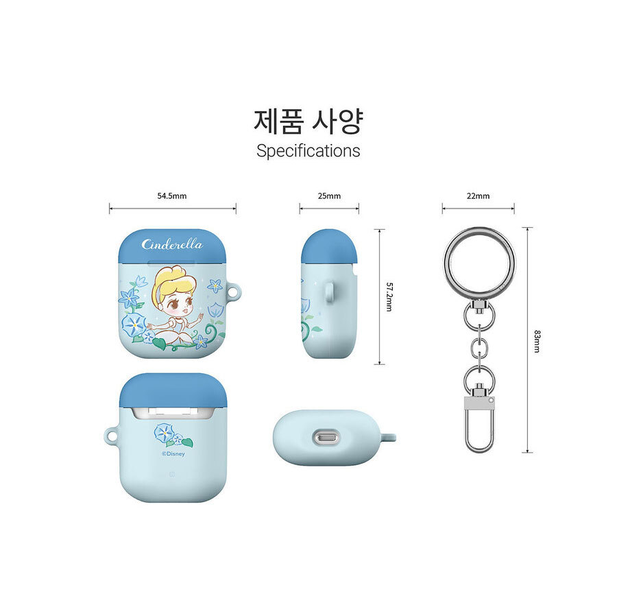 Airpods エアーポッズ イヤホンケース パステルカラー 手描き風 プリント イラスト Princess Cute Pastel Zoom Disney Airpods02 Hanholic Jp Iphoneケース スマホアクセサリー 輸入雑貨