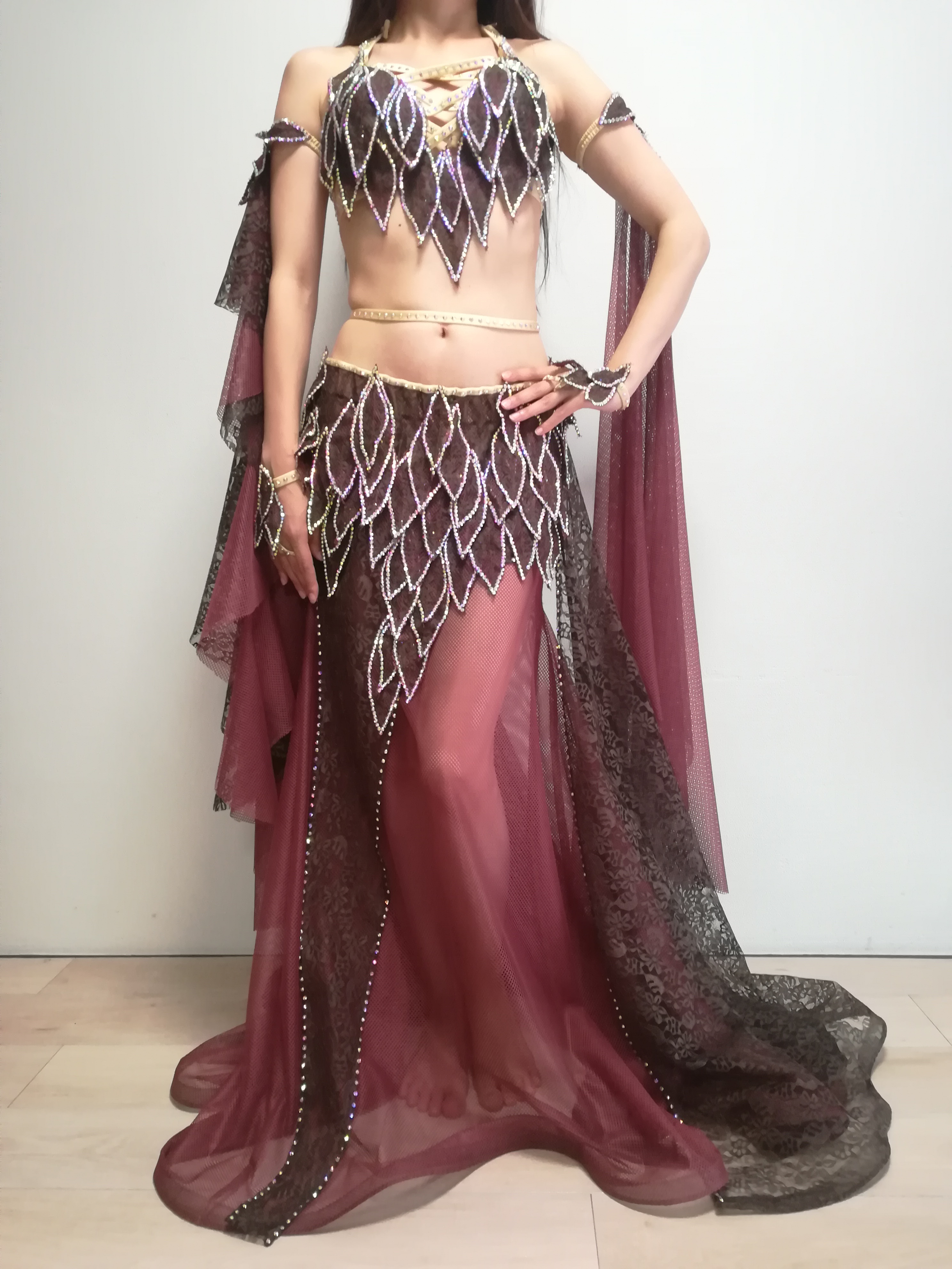 キラキラ葉っぱ ベリーダンス衣装 Siam Belly