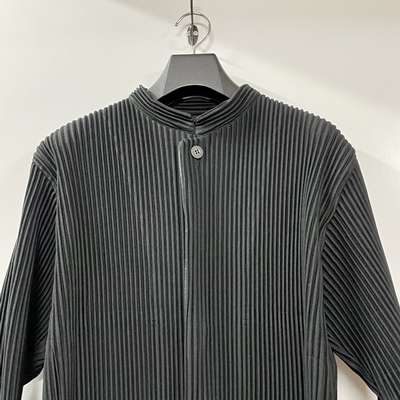 Homme Plisse Issey Miyake オムプリッセイッセイミヤケ Pleated Fitted Jacket ジャケット 3 ブラック 表参道t02 ブランド古着brooch