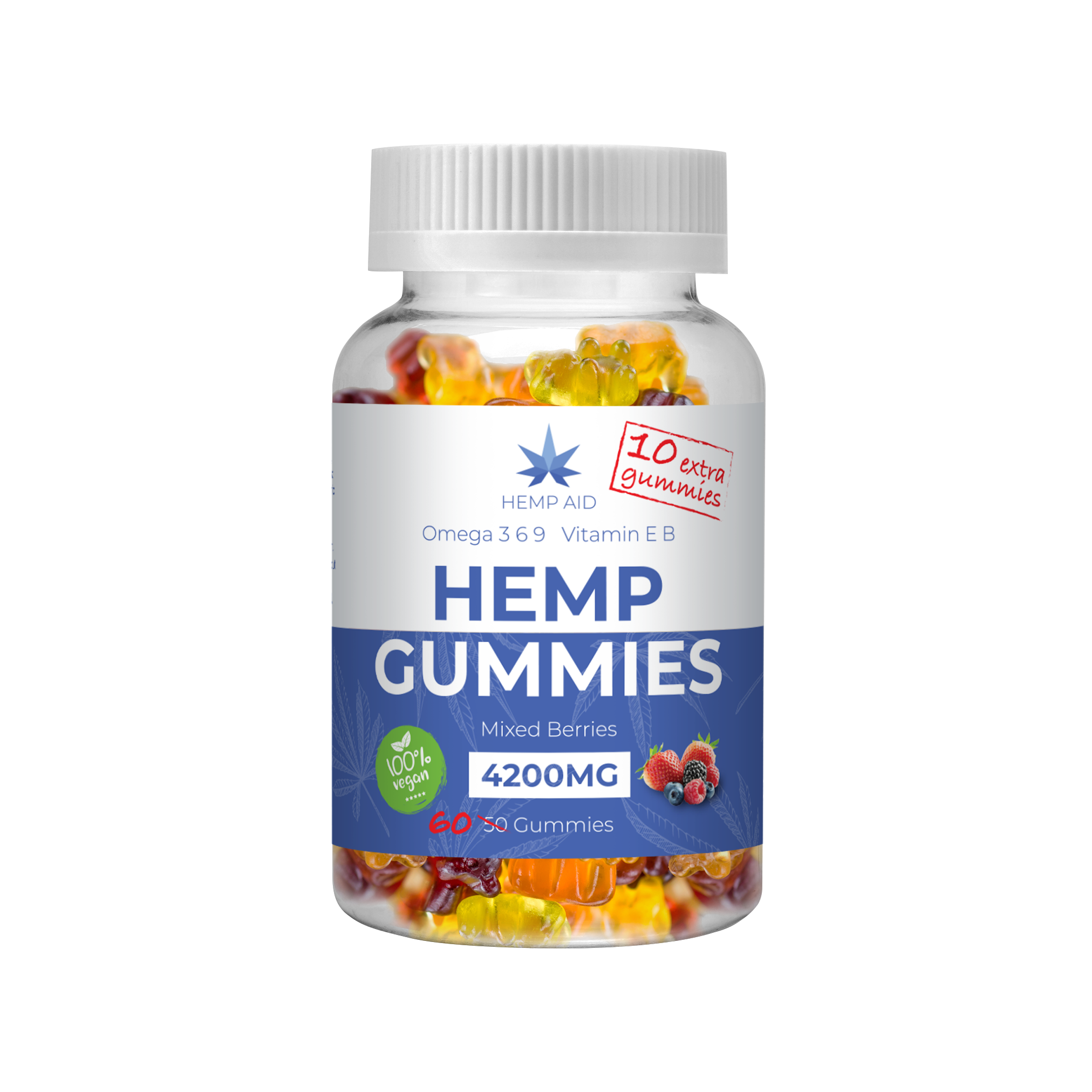 ヘンプグミ 40mg 50粒 10粒 増量中 Hemp Aid Japan