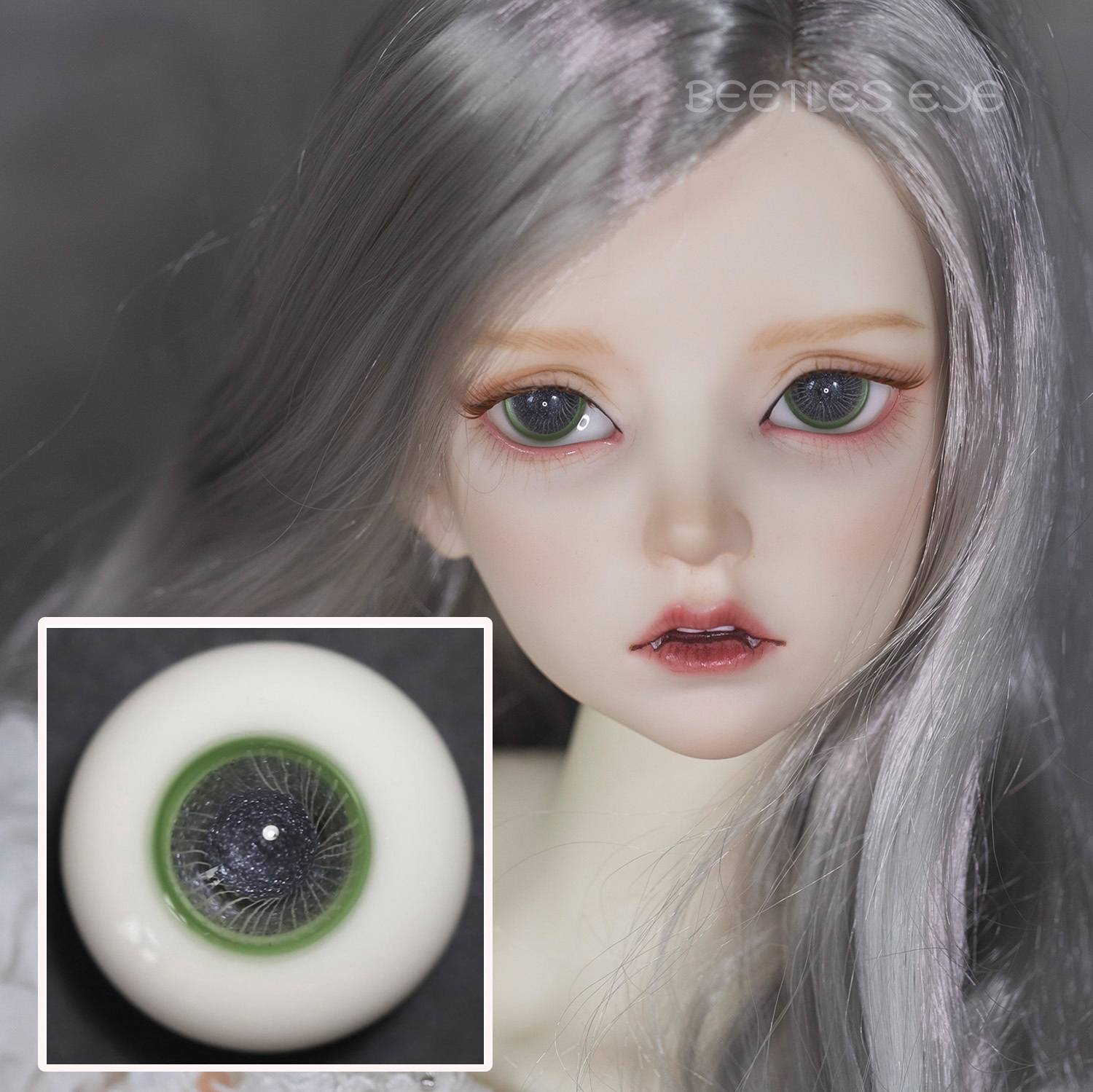 Bjdドール用 手作りグラスアイ Eye シルバーグレー 14 16ｍｍサイズ人形用 Dolly Planet Dg 19 Btgarden