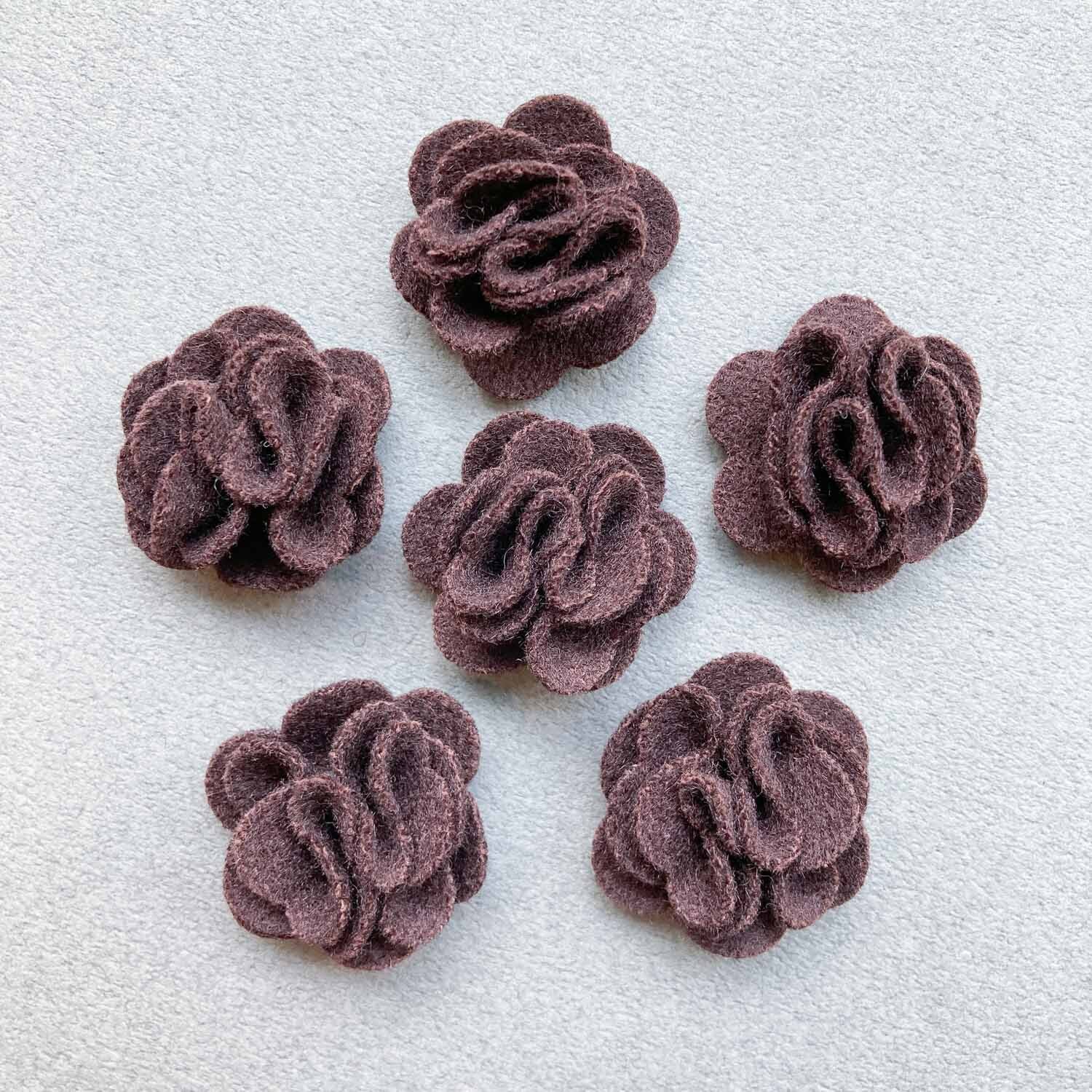 ウェーブ花びら丸お花パーツ Dua アクセサリーパーツショップ