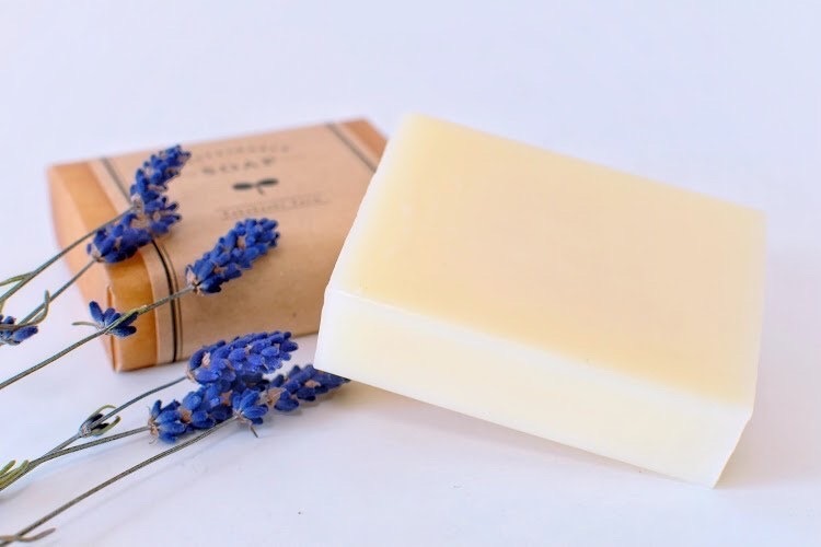 北アルプス高橋農園 人と自然にやさしい米ぬか石鹸 ラベンダー アルプス山麓の雑貨店 しんしん