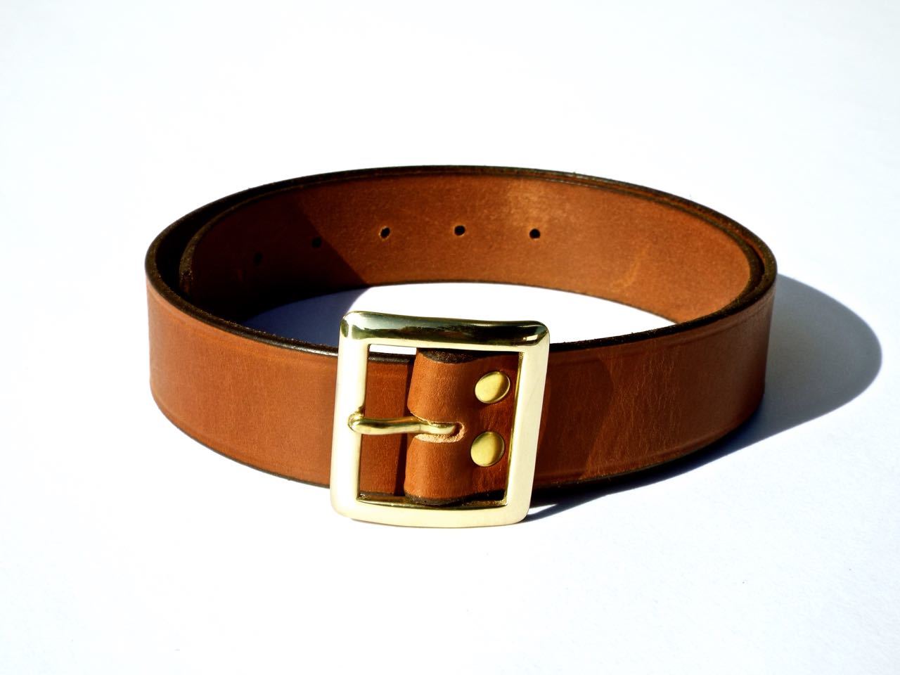 Sole Survivor Leather Uniform Belt Solid Brass ファーサイドストア