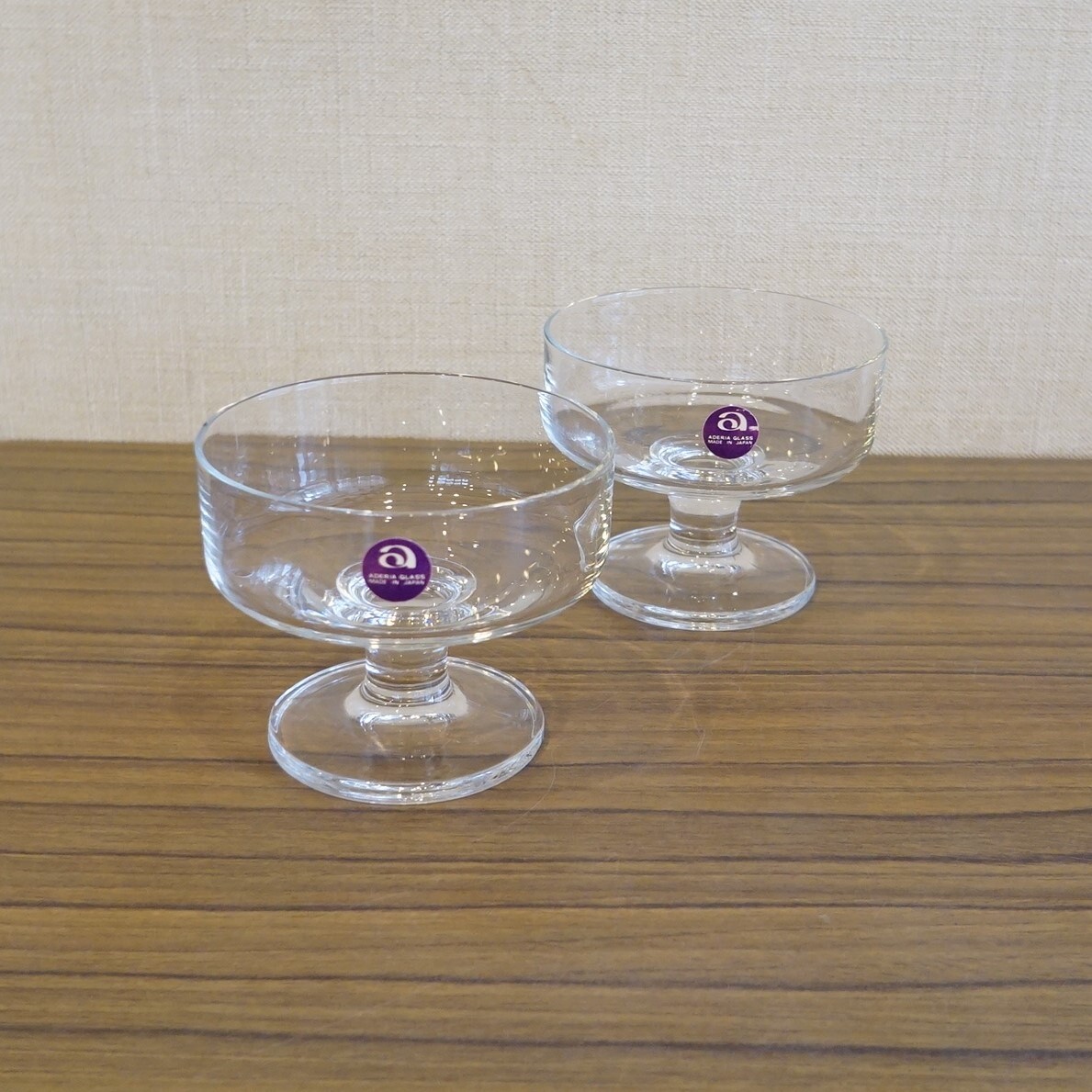 デザートグラス アデリア 2個セット 純喫茶家具の村田商會