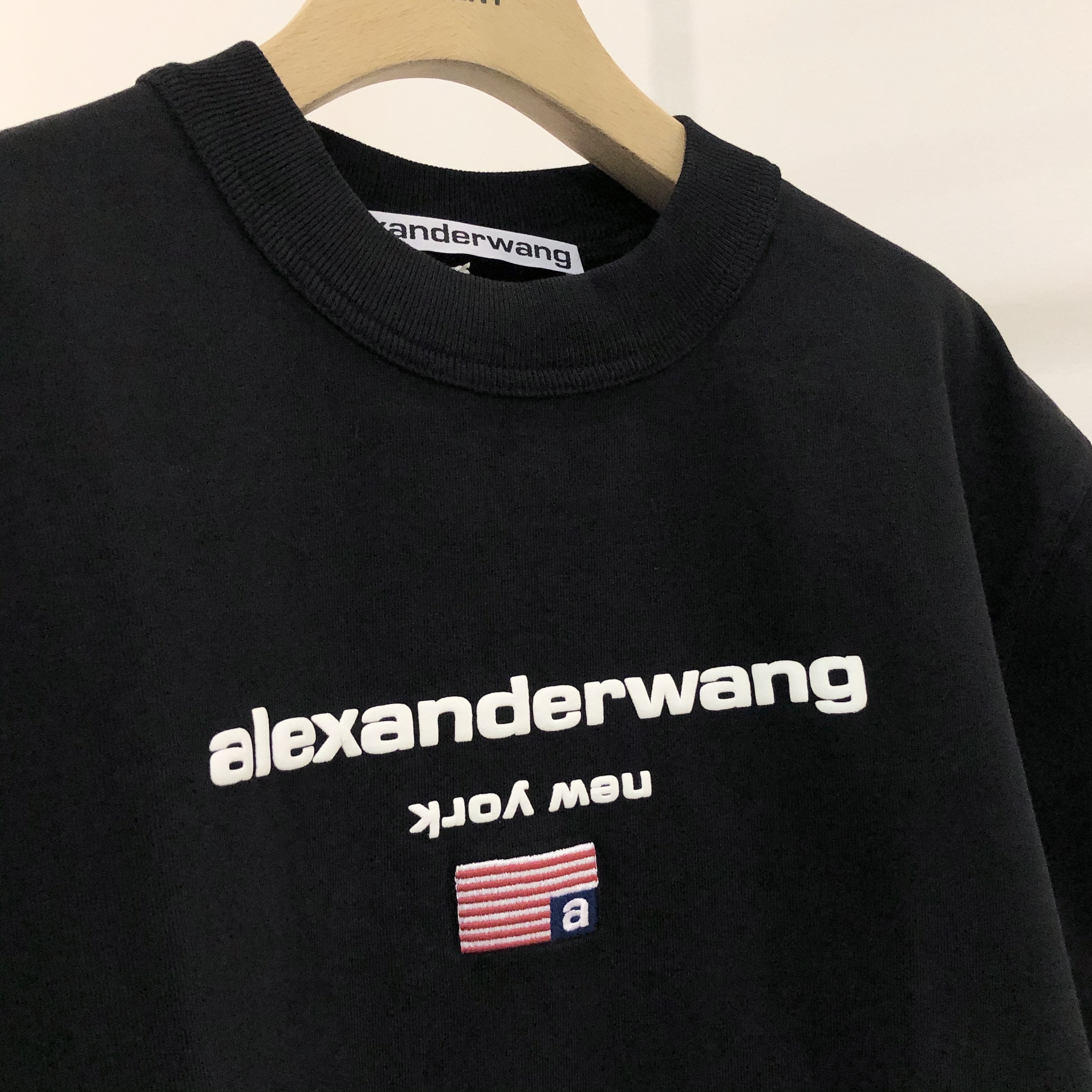 alexander wang 渋谷パルコオープン記念 星条旗ロゴ ロンT