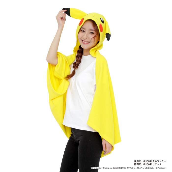 着ぐるみ ケープ ポケットモンスター ポケモン ピカチュウ カビゴン ヤドン 部屋着 パジャマ ねまき 寝間着 ボレロ ポンチョ 羽織 ブランケット 防寒 ひざ掛け キャラクター グッズ 大人 子供 キッズ ハロウィン コスプレ パーティー イベント コス 衣装 仮装 S Sz 6h709