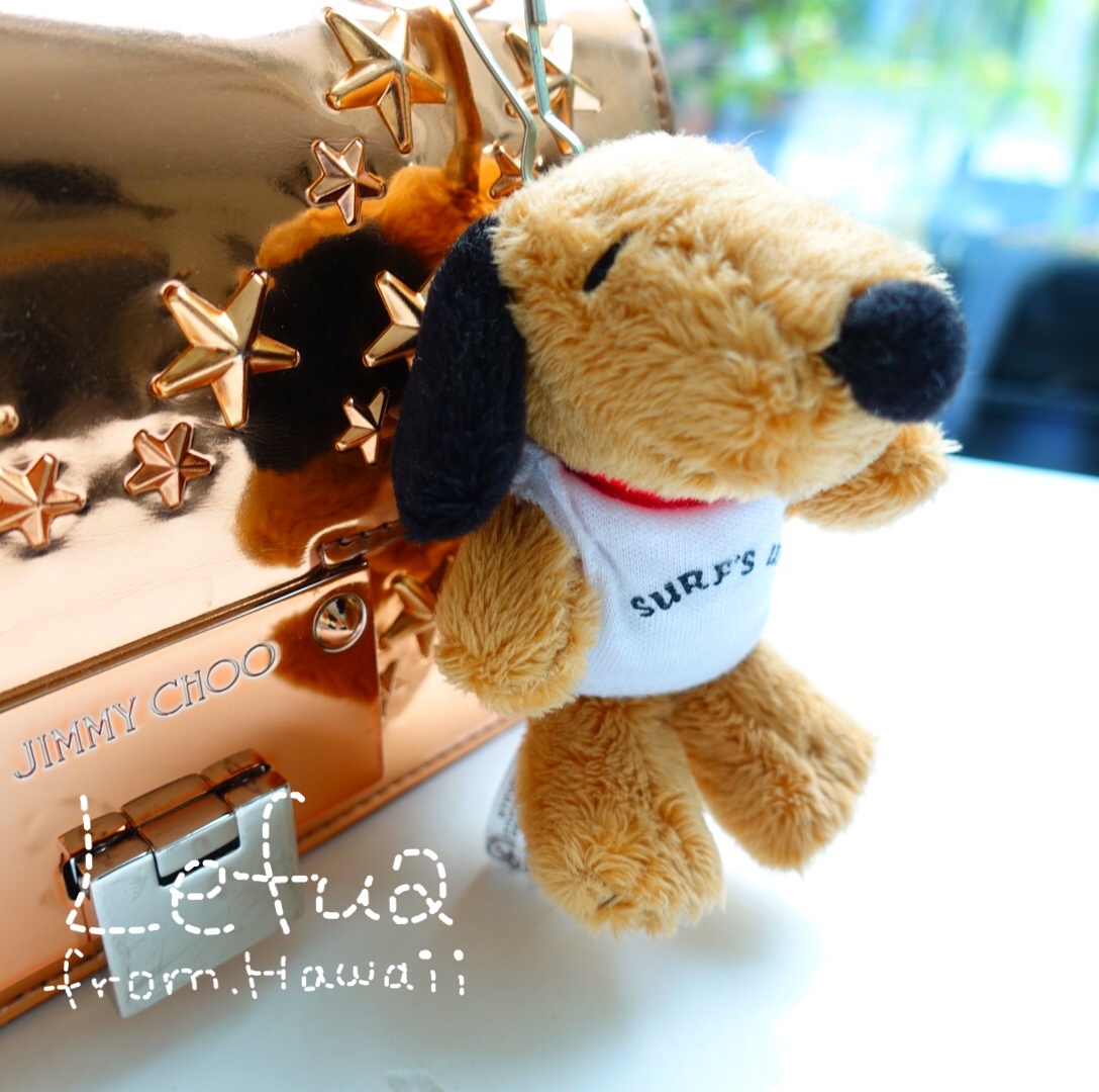 日焼けスヌーピー キーホルダー Lefua