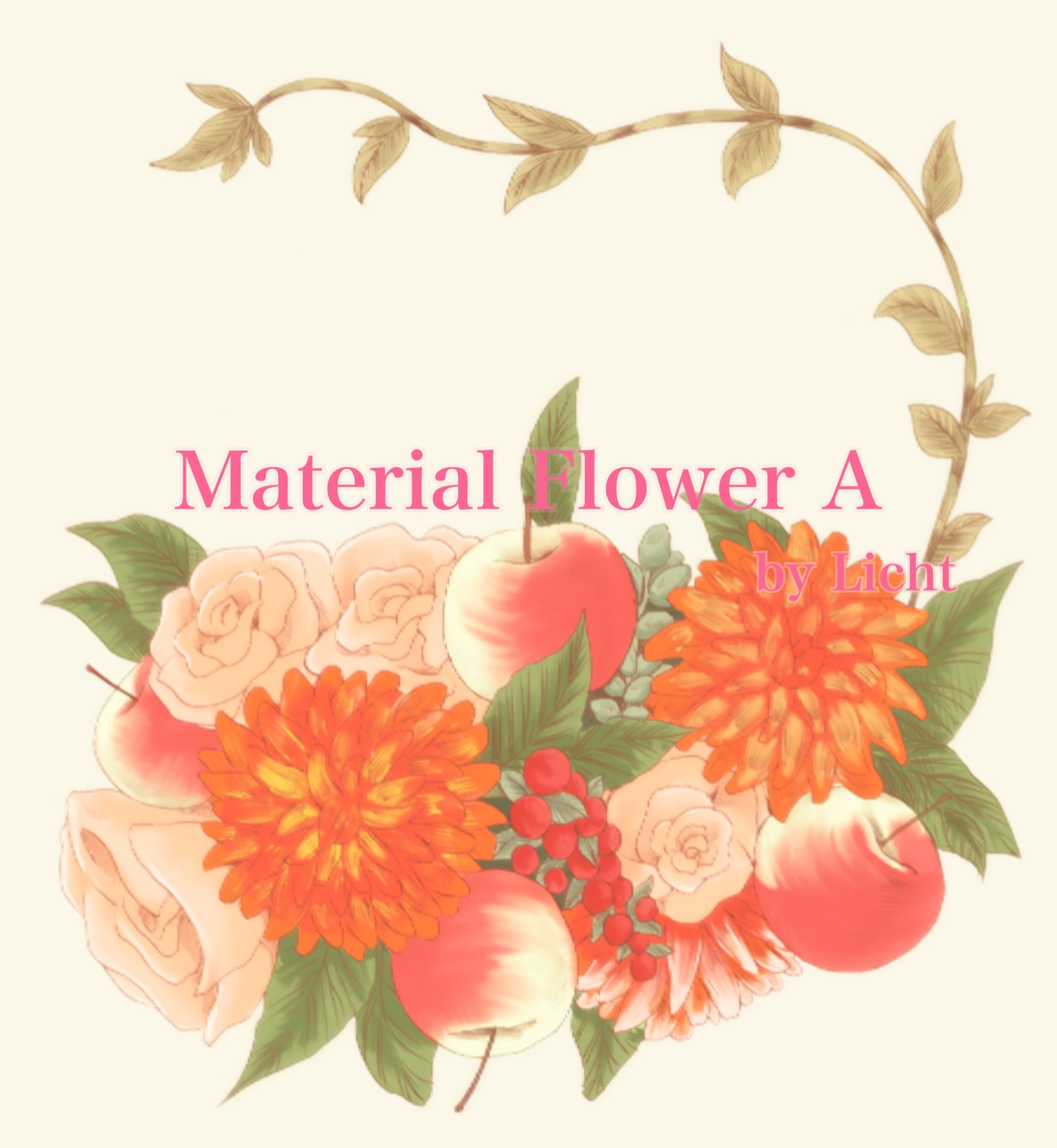 Material Flower A Set お花素材セットa Chocoholiday