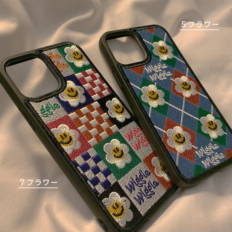 送料無料 スマイルフラワー Iphoneケース スマホケース 可愛い キュート お揃い ギフト Lamitte Deco トレンド 韓国ファッション ショップ