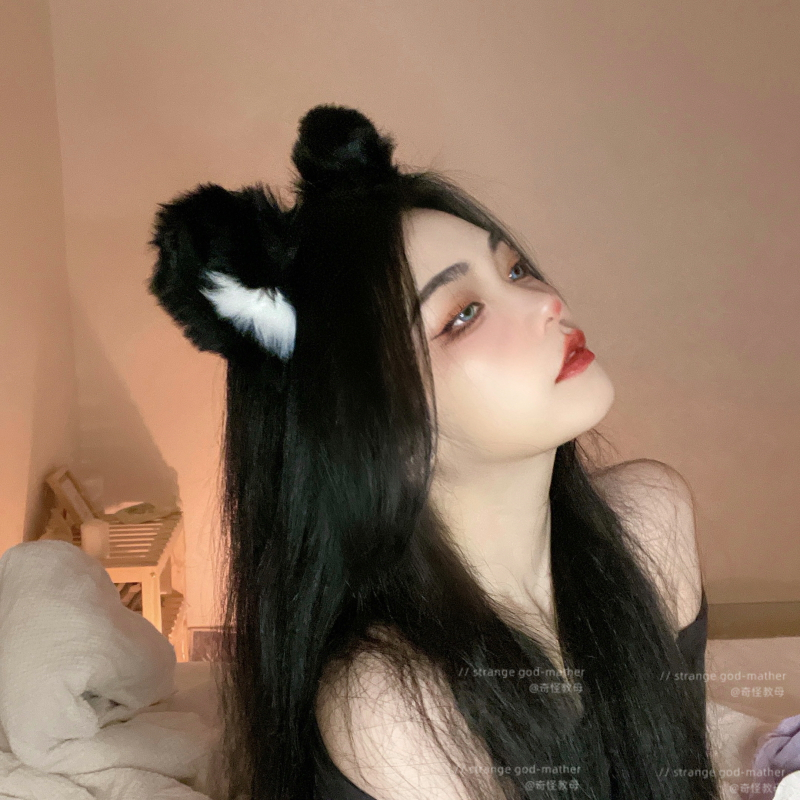 セクシー かわいい 配色 猫耳 2色 コスプレ 仮装 ベル ヘッドドレス カチューシャ Miyabi5