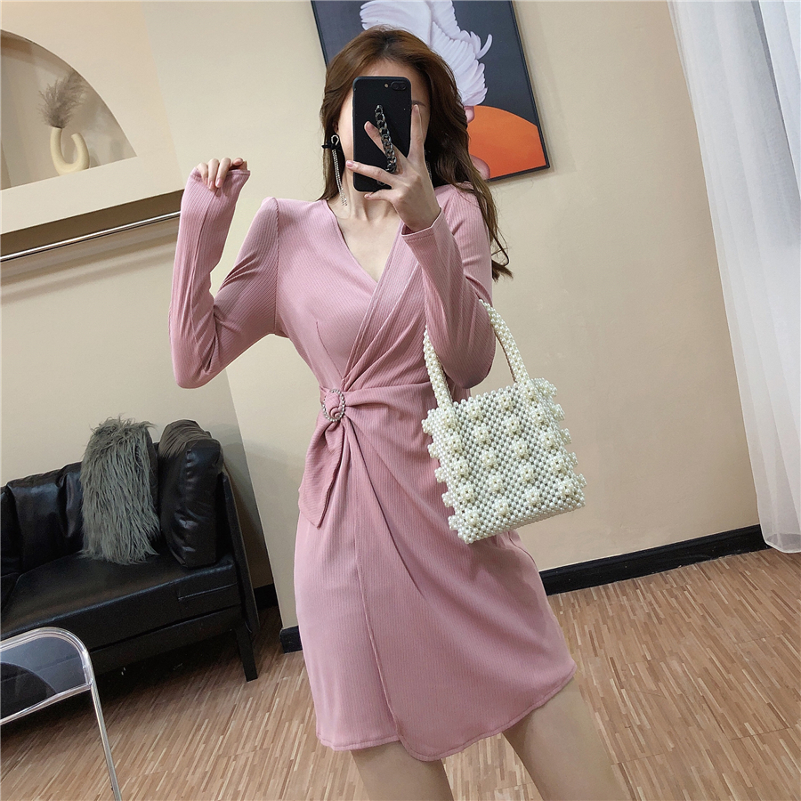 3色 サイドベルトのカシュクールワンピ Sucrier シュクリエ お砂糖みたいに甘くてかわいい 量産型プチプラガーリー服 通販