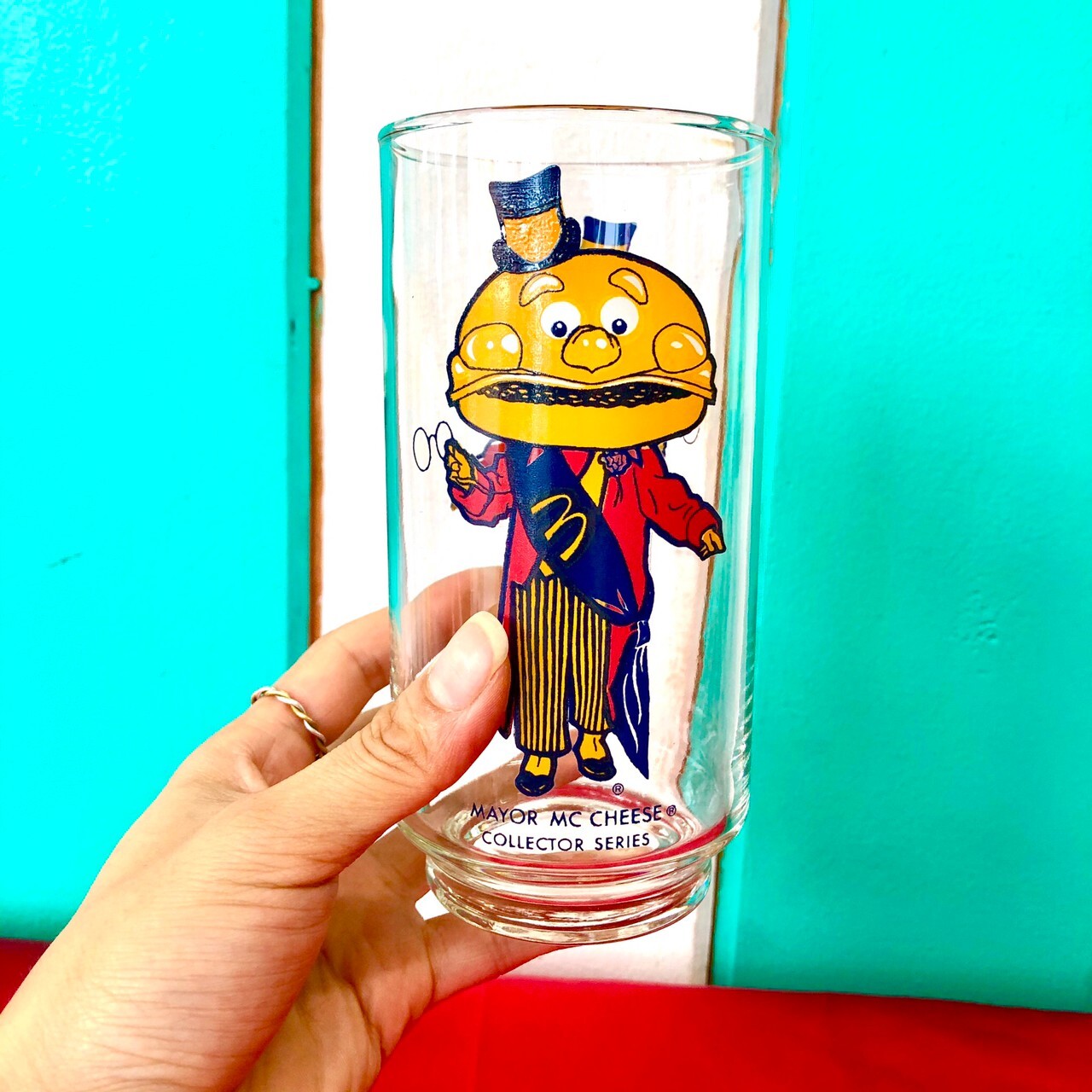 70s メイヤーマックチーズグラス ﾏｸﾄﾞﾅﾙﾄﾞｵﾘｼﾞﾅﾙｷｬﾗｸﾀｰ ｺﾚｸﾀｰｼﾘｰｽﾞ Mayor Mccheese Collector Series Glass The Puppez E Shop ザ パペッツ松本 Webショップ