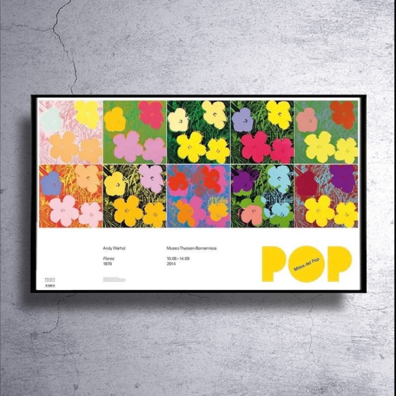 マドリード限定 現代美術家 アンディ ウォーホル Pop Art展限定ポスター 特殊ポスターショップ Sooner Or Later