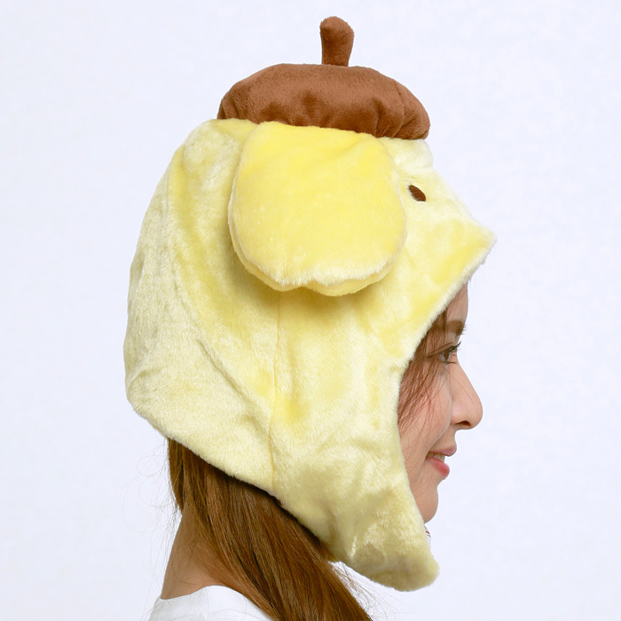 サンリオ ポムポムプリン 被り物 かぶりもの 被りもの キャラクター グッズ かわいい 可愛い プリン イエロー 耳 なりきり アニメ メンズ レディース 男女兼用 ヘッド 帽子 頭 コスプレ コス コスチューム ハロウィン衣装 仮装 文化祭 忘年会 運動会 安い 面白い S Sz 6h751