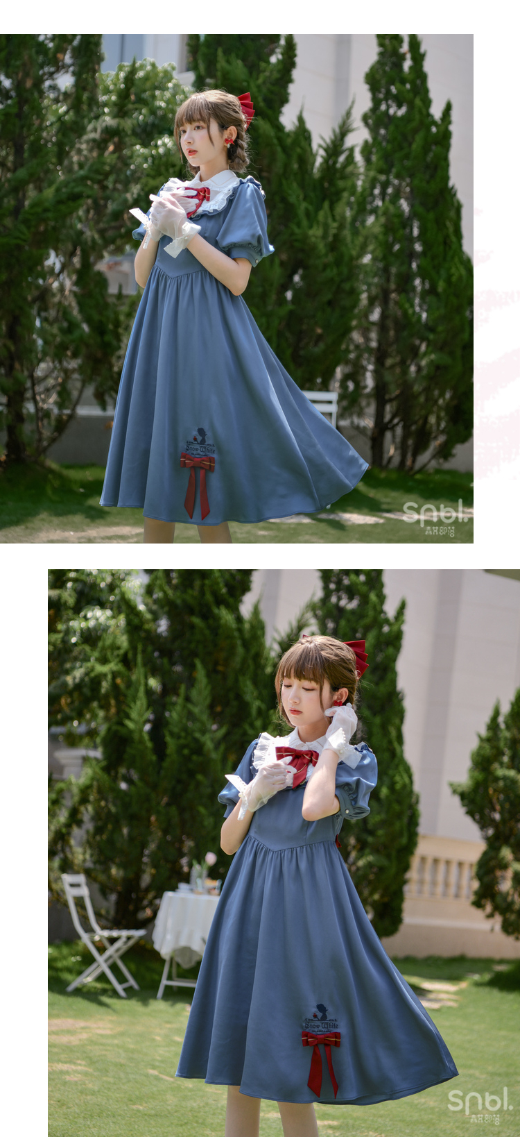 424 レディース 可愛い ロリータ ディズニー 白雪姫 公認 ワンピース C0f1f8 Lachouette 424 レディース 可愛い ロリータ ディズニー 白雪姫 公認 ワンピース C0f1f8 Lachouette