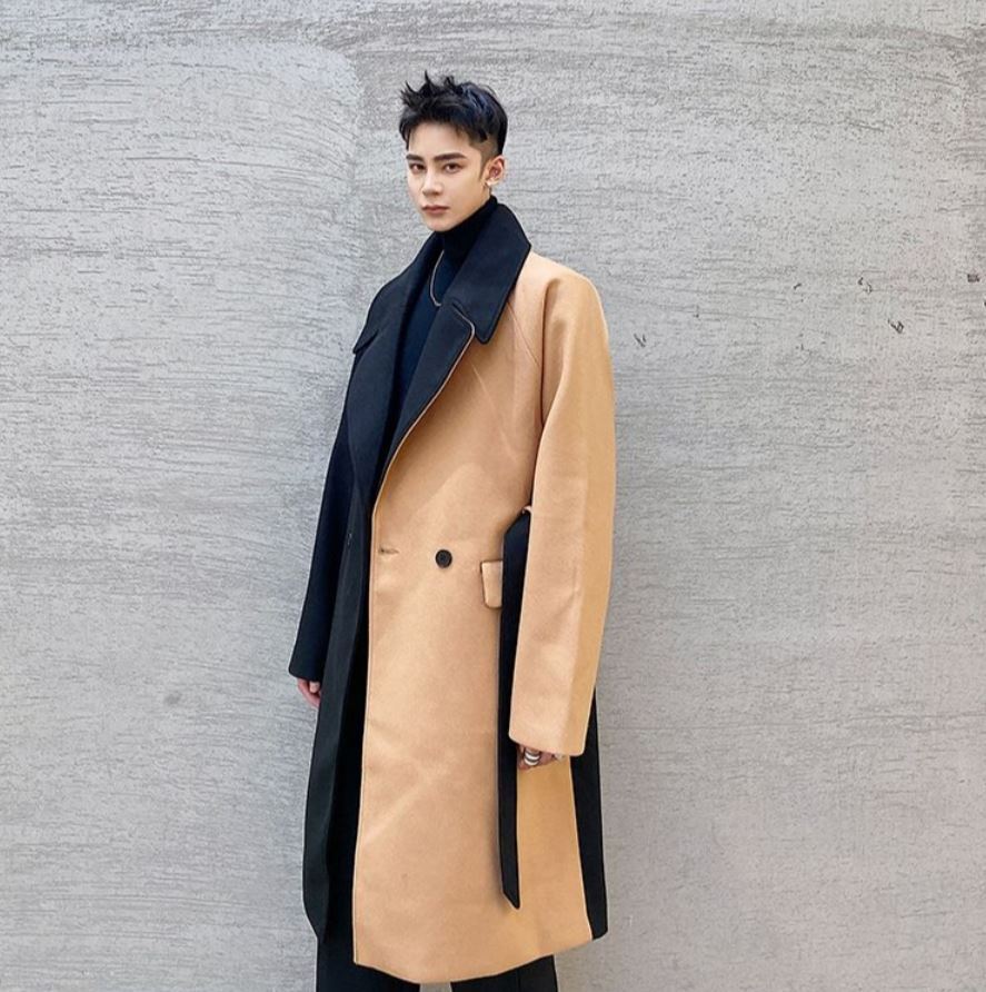 メンズ コート アシンメトリー スタイリッシュ スマート カジュアル オルチャン 韓国ファッション 1850 Amouretvie モレヴィ