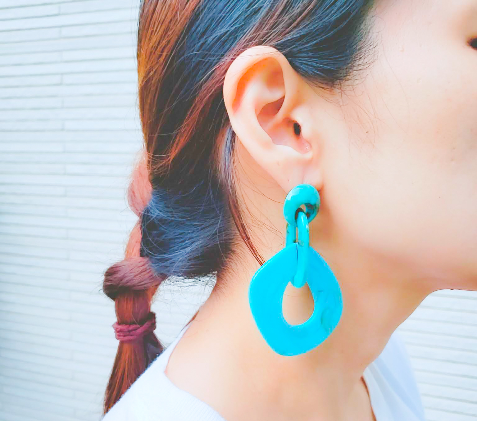 ターコイズ マーブル幾何学ピアス ドロップピアス アクセサリー 夏アクセサリー 大人かわいい 大人女子 女子会 イベント デート おしゃれ Neons ターコイズ マーブル幾何学ピアス ドロップピアス アクセサリー 夏アクセサリー 大人かわいい 大人女子 女子会 イベント デート おしゃれ Neons