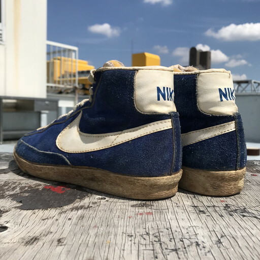 70 S 80 S Nike Blazer Hi Top ナイキ ブレザー スエード 青 ブルー オリジナル Us6 5 希少 ヴィンテージ Agito Vintage