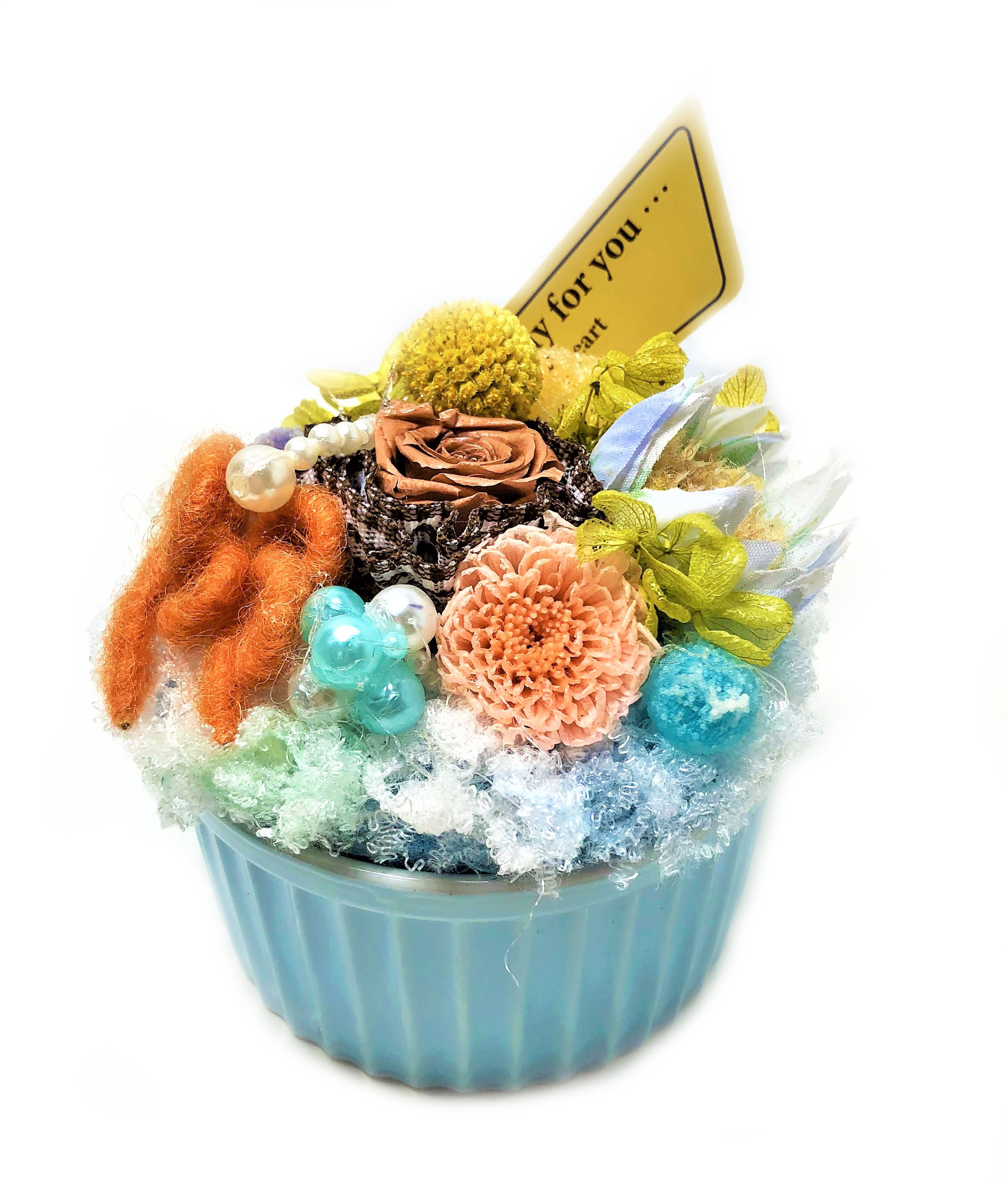 カップケーキ フラワーケーキ プリザーブドフラワー チョコミント Cupc ｕ 花と雑貨 花千手 Hanasenju