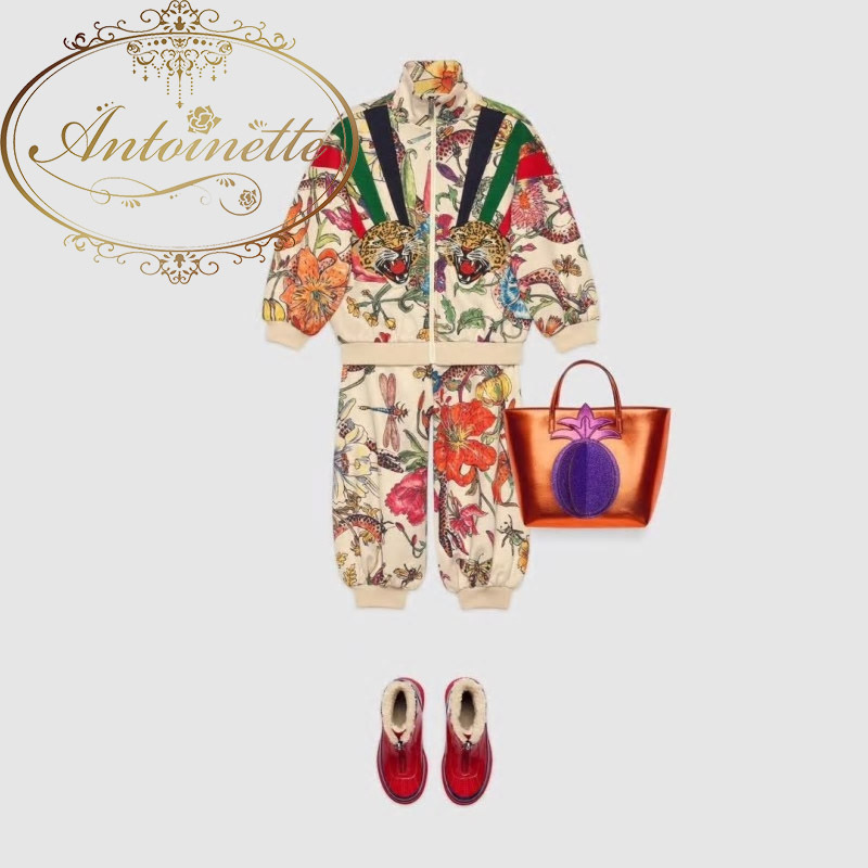 Kids セットアップ 派手 こども 子供服 ジャージ おしゃれ Antoinette