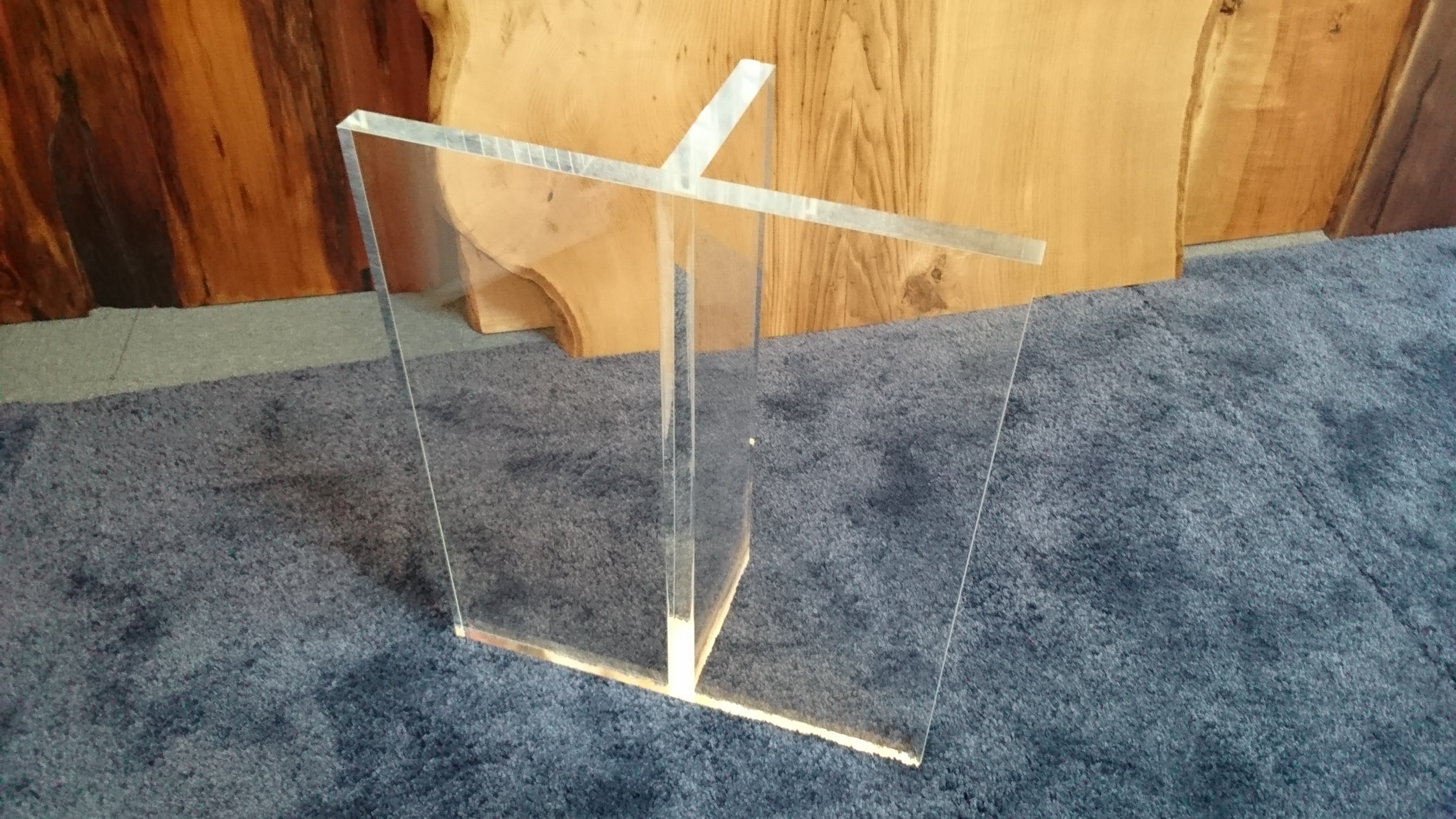 アクリルt字脚 無垢一枚板テーブル専門店 千年家具