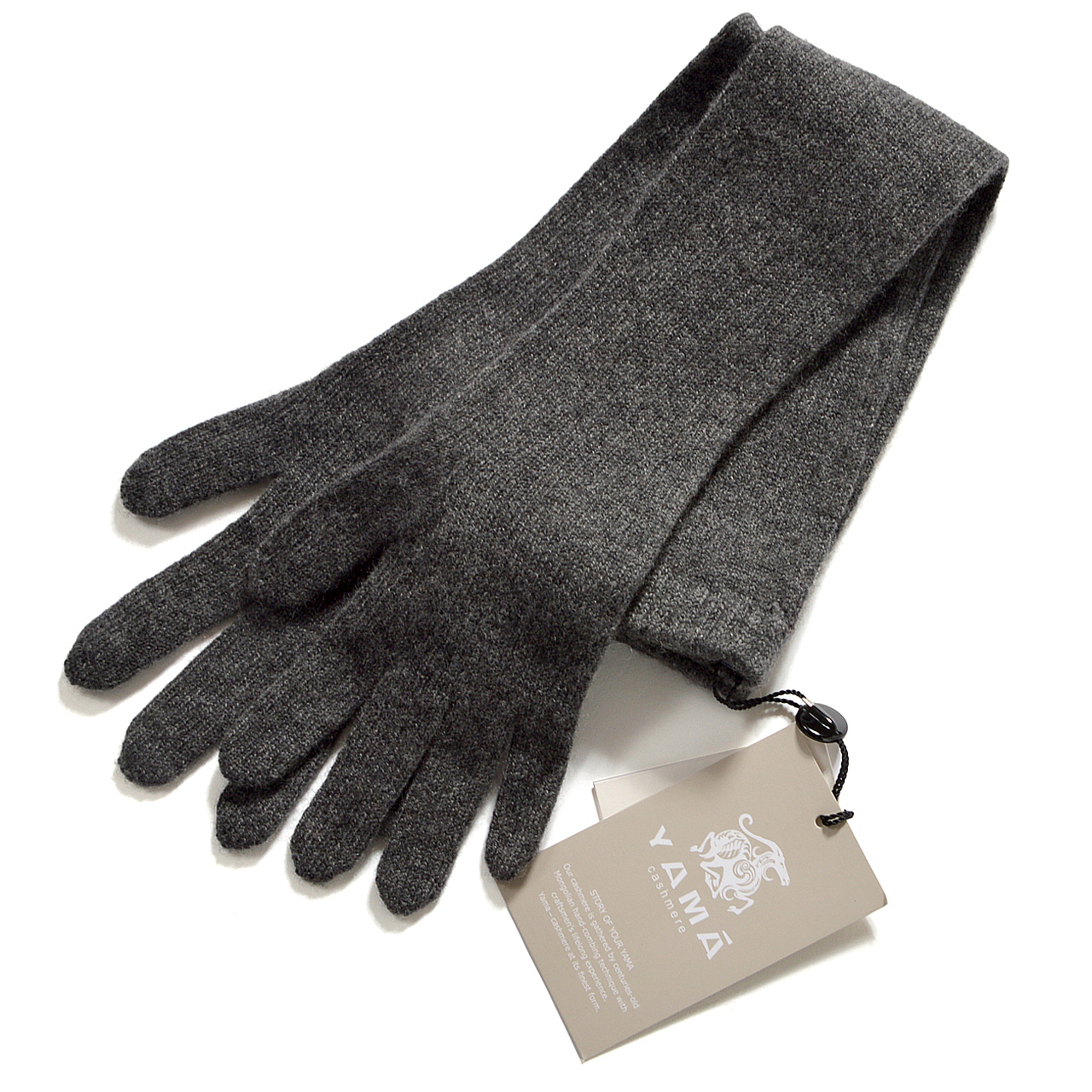 Yama Cashmere 19 17 015l ヤマカシミヤ ニットグローブ レディース チャコールグレー Gobi Cashmere Japan 公式オンラインショップ