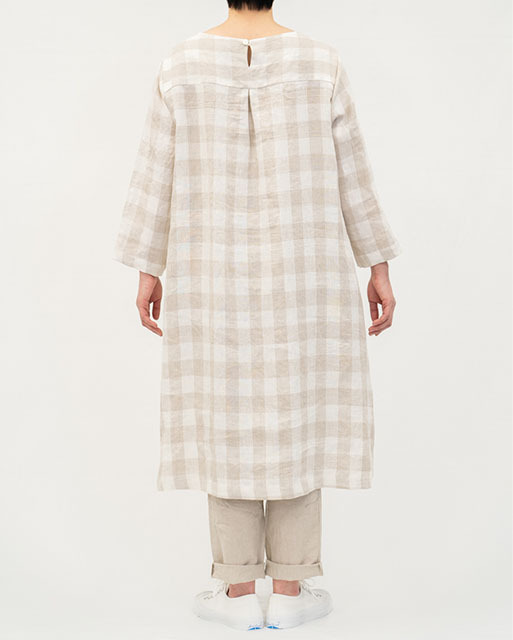 丸首ゆったりワンピースの型紙 Jasminemake