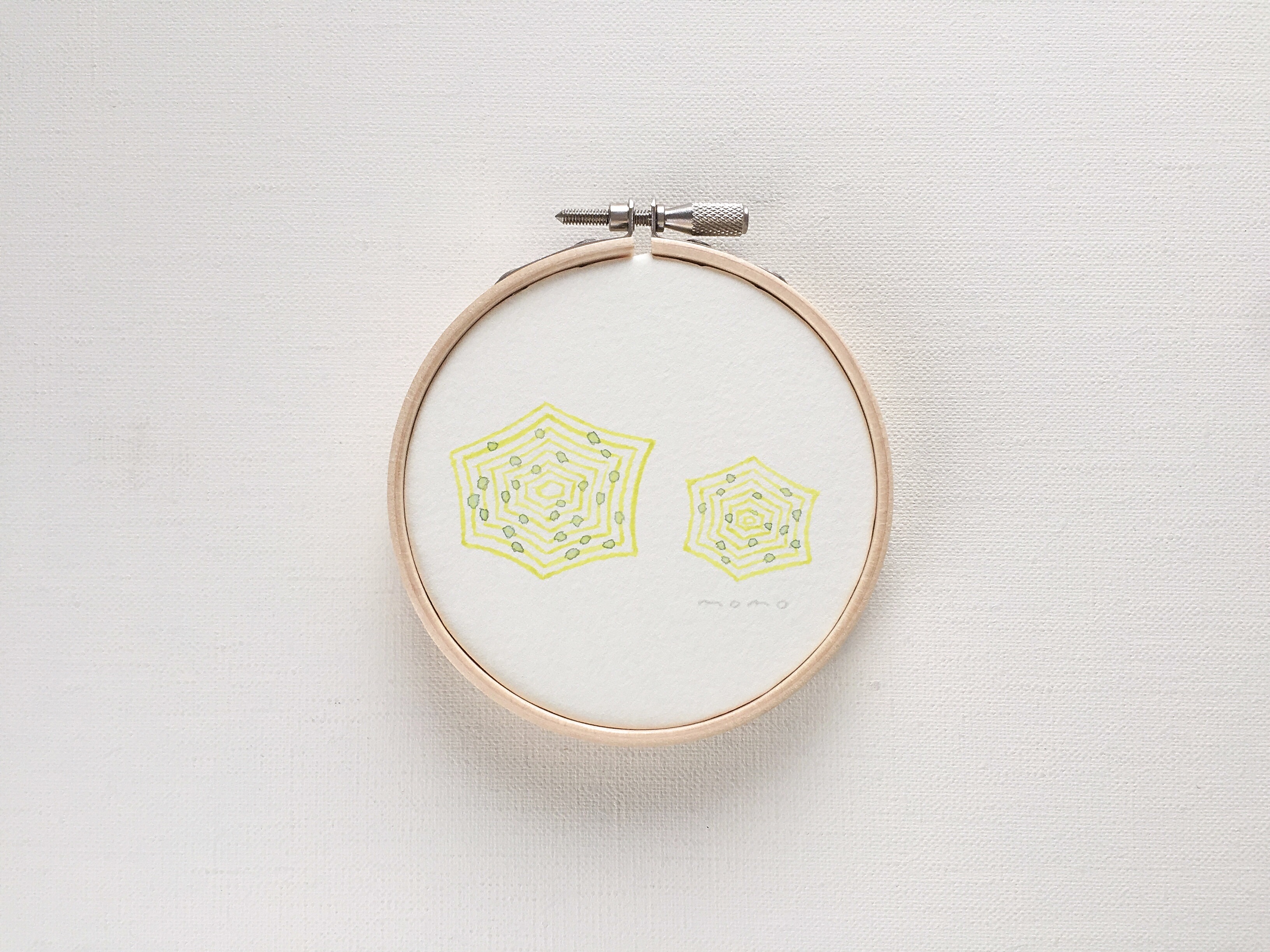 刺繍枠イラスト いとのあまつぶ Totoganashi ひかりをお届けする営み