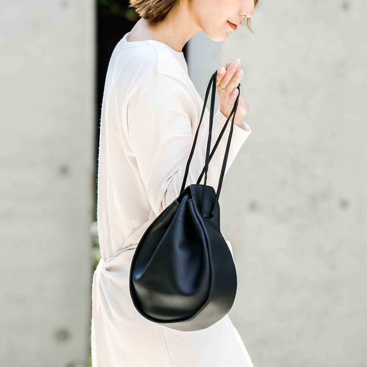 2way Round Bag ラウンドショルダーバッグ 19 B15 7 Nana