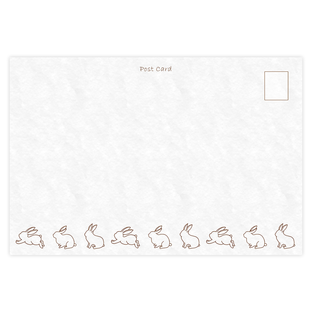 ポストカード バースデーカード 動物のお尻シリーズ３連作 Yuko ほっこり筆ペン文字laboratory