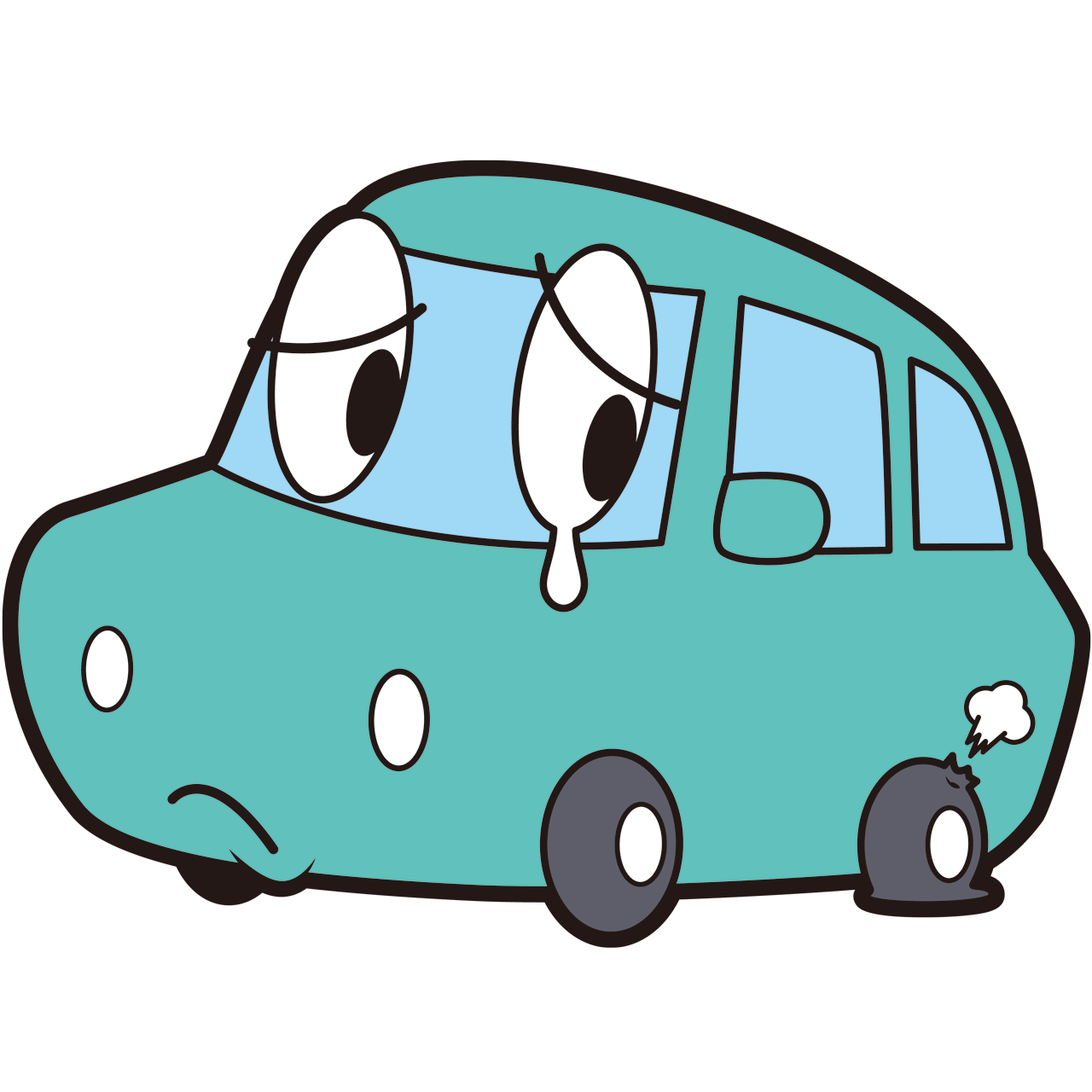 タイヤパンク車 Sozaido