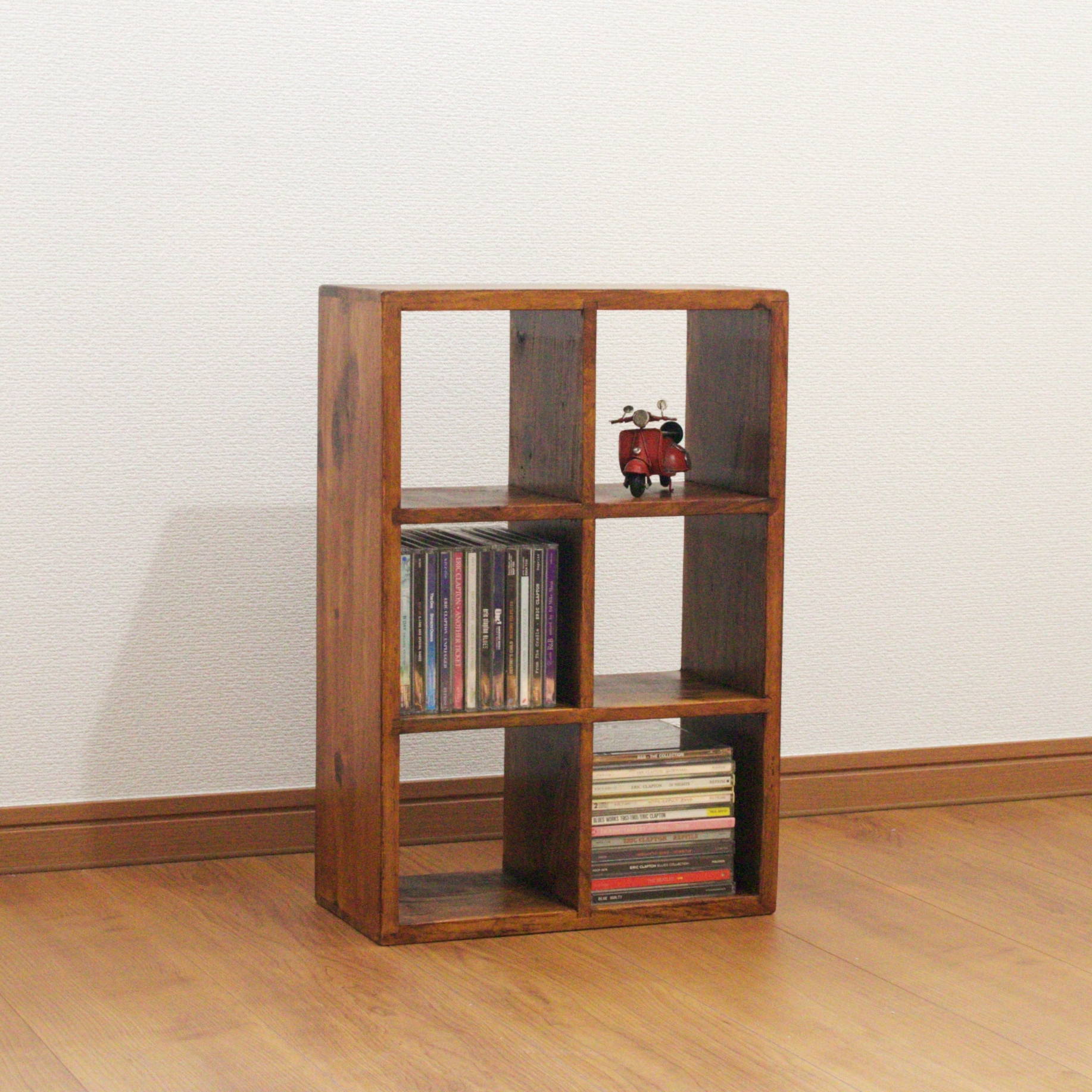 シーシャムウッド Cdラック 木製 Cdボックス 天然木 無垢材 Cd収納box 収納棚 小物入れ 収納ボックス キッチン収納 飾り棚 雑貨屋リエット