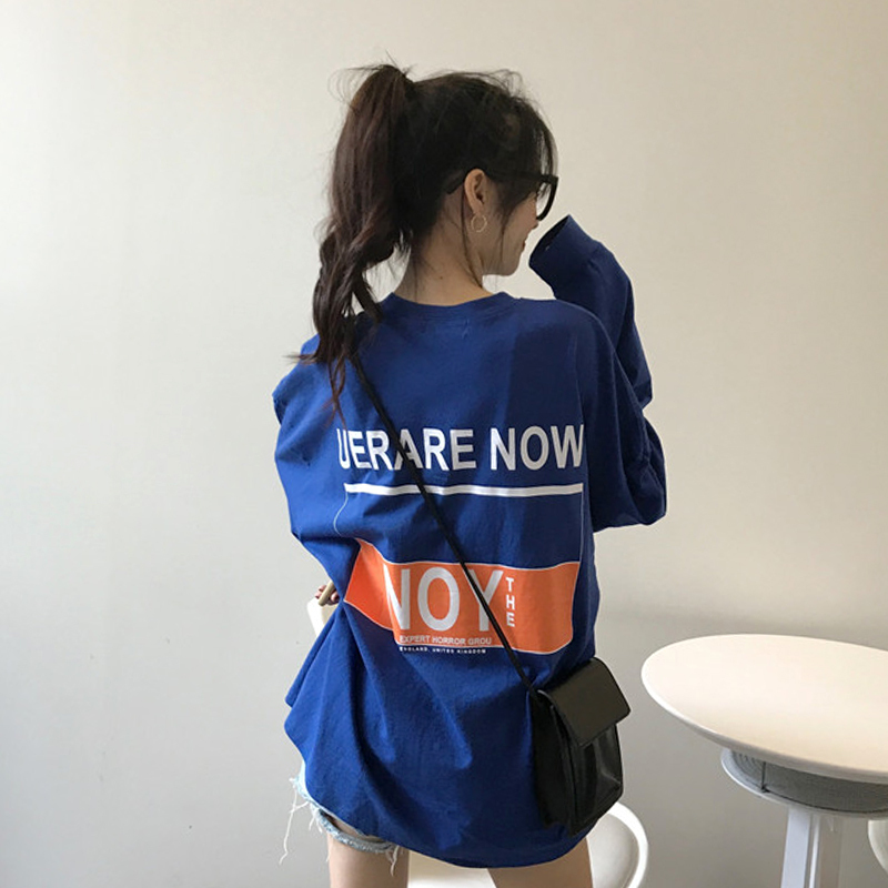 メッセージ入りバックプリントtシャツ 韓国レディースファッション通販 Krex ケーレックス