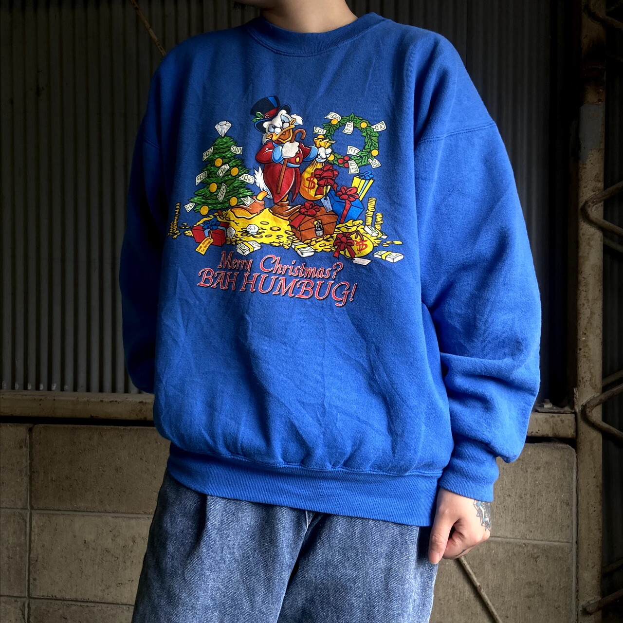 売れ筋がひ贈り物 古着 90s ディズニー キャラクター 刺繍ロゴ スウェット パープル Xl スウェット Slcp Lk