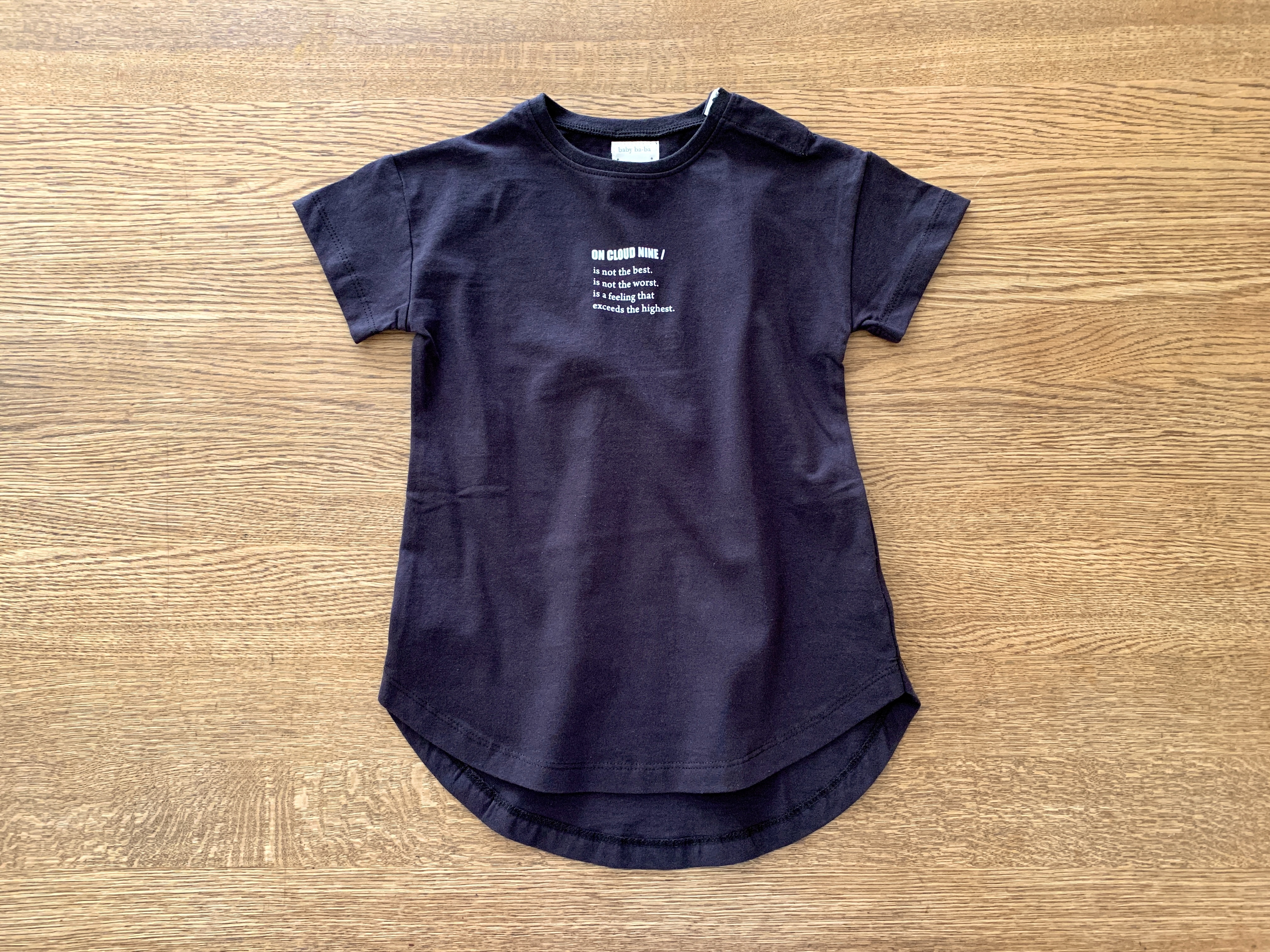 半そでtシャツワンピース 黒 80cm Baby Ba Ba ベビーバーバ 半そでtシャツワンピース 黒 80cm Baby Ba Ba ベビーバーバ