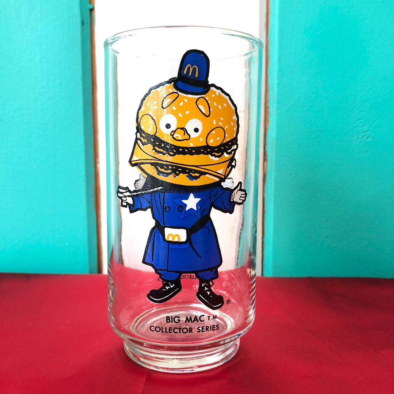 70s ビッグマックポリス グラス ﾏｸﾄﾞﾅﾙﾄﾞｵﾘｼﾞﾅﾙｷｬﾗｸﾀｰ ｺﾚｸﾀｰｼﾘｰｽﾞ Big Mac Collector Series Glass The Puppez E Shop ザ パペッツ松本 Webショップ