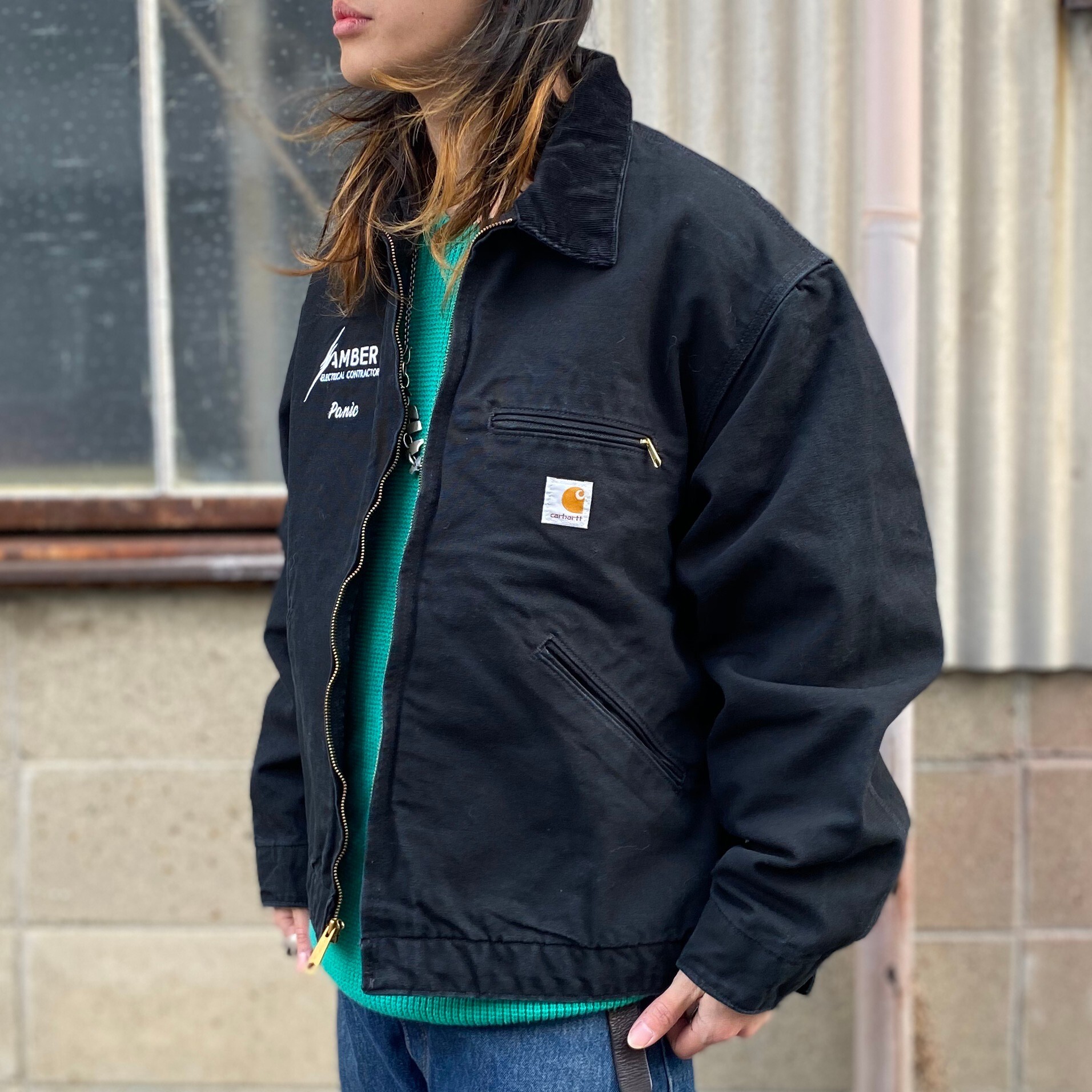 80s carhartt カーハート デトロイトジャケット ダック ワーク 48一応 