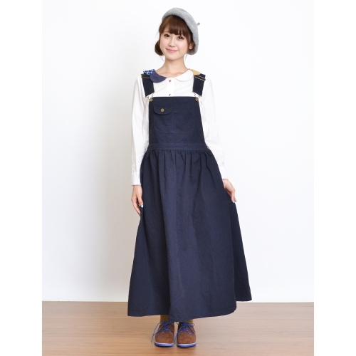 オーバーオールワンピ ロングサロペット サロペット オーバーオール ワンピース 春 夏 Seme Fashion Boutique セーメ ファッション ブティック