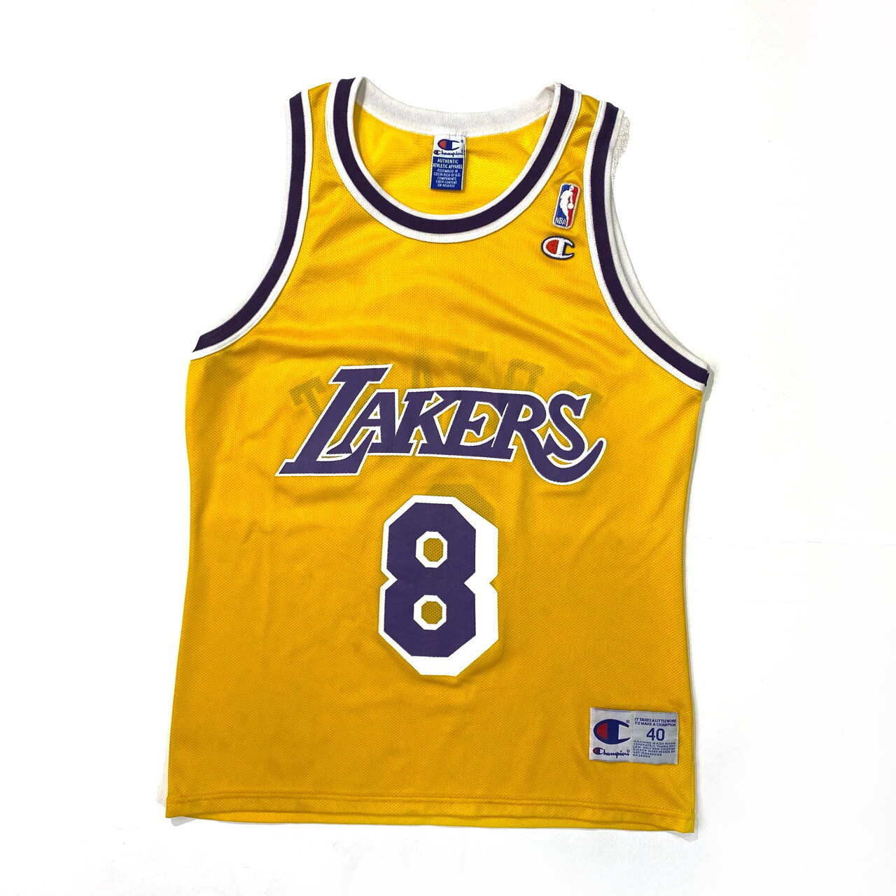 90年代 Champion チャンピオン Nba ゲームシャツ レプリカユニフォーム メンズs相当 Los Angeles Lakers ロサンゼルス レイカーズ Kobe Bryant コービーブライアント 古着 ヴィンテージ 古着 ゲームシャツ Sa2107 Cave 古着屋 公式 古着通販サイト