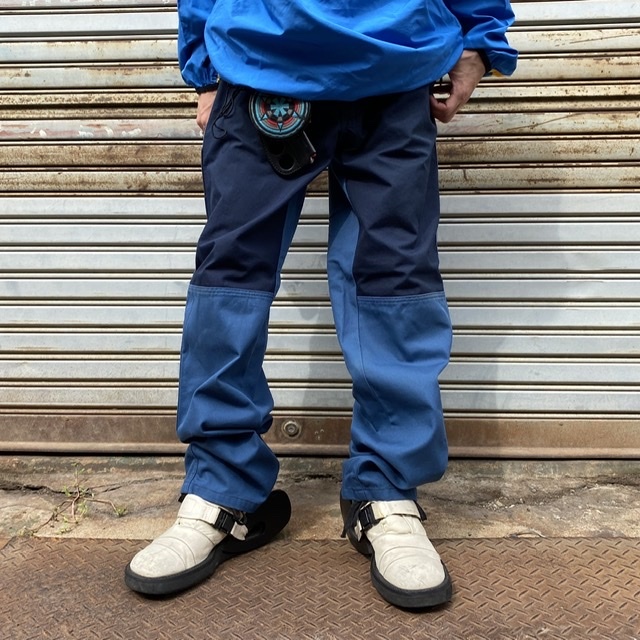 Molinel モリネル フレンチワーク ユーロワークパンツ ツートンカラー 切り替え ブルー 青色 メンズw38 古着 ロングパンツ Cave 古着屋 公式 古着通販サイト 夏物最大50 Off開催中