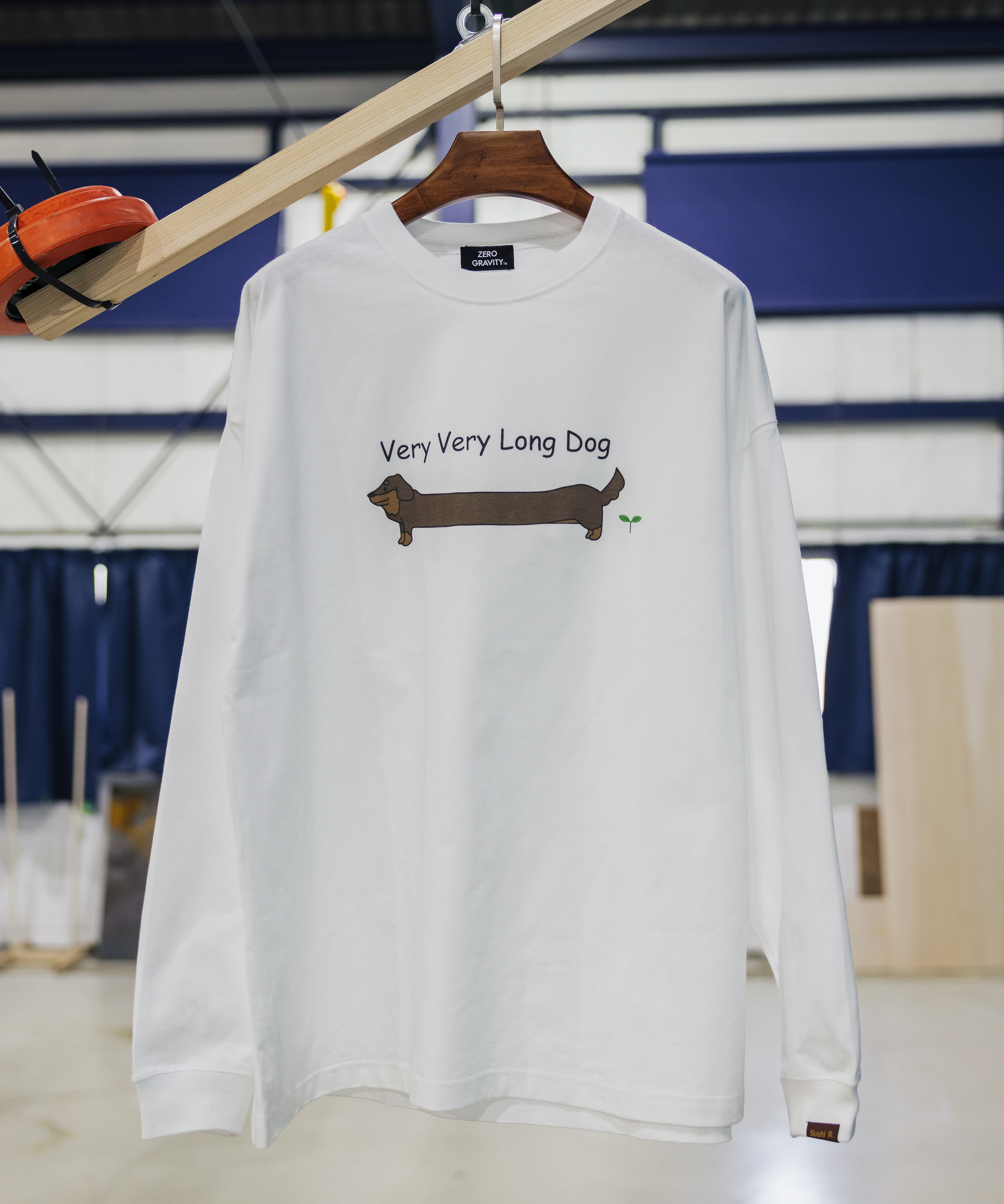 Very Very Long Dog Oversized Ls T Shirt Zero Gravity Official Shop
