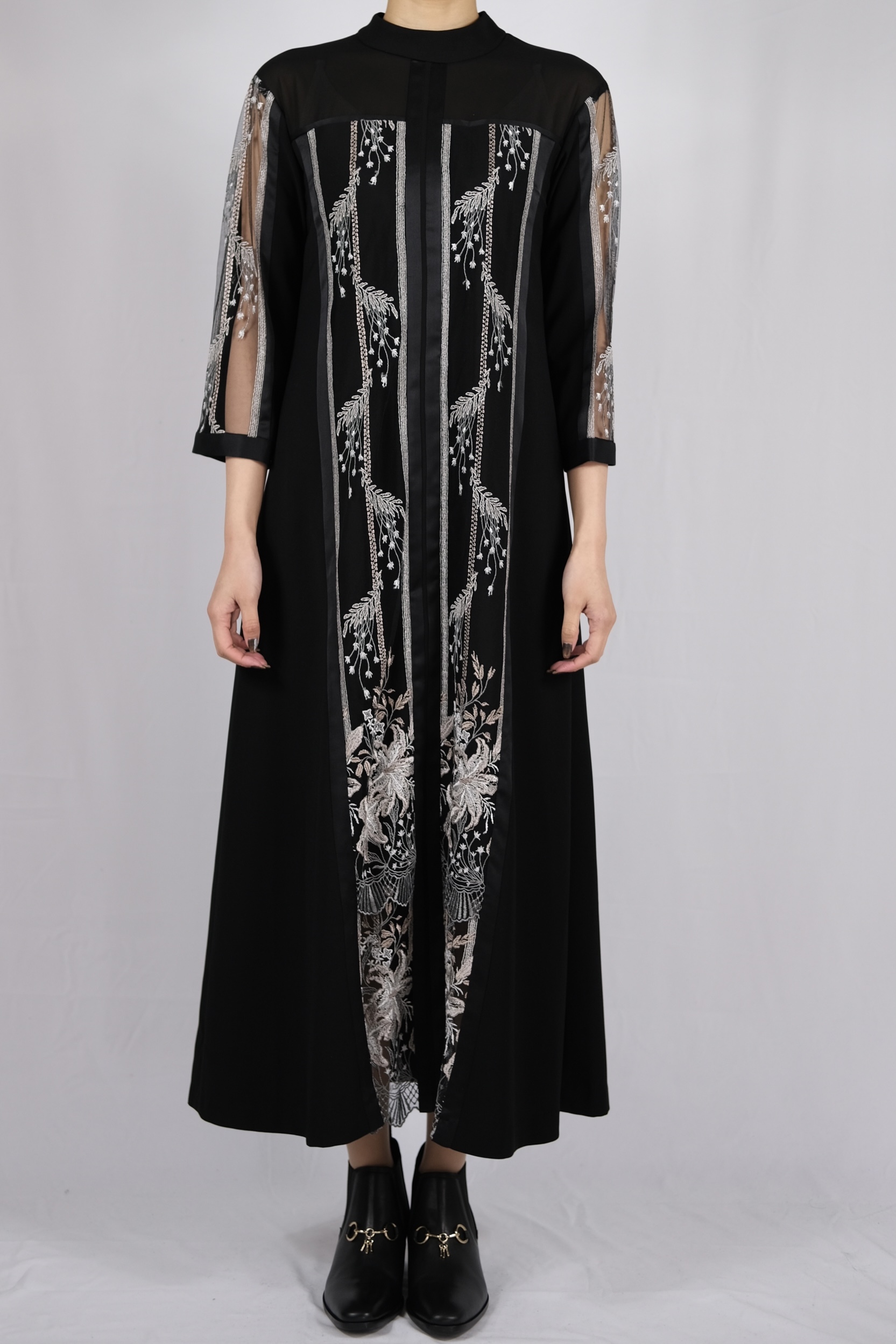 新品タグ付き】MURRAL Framed flower dress-