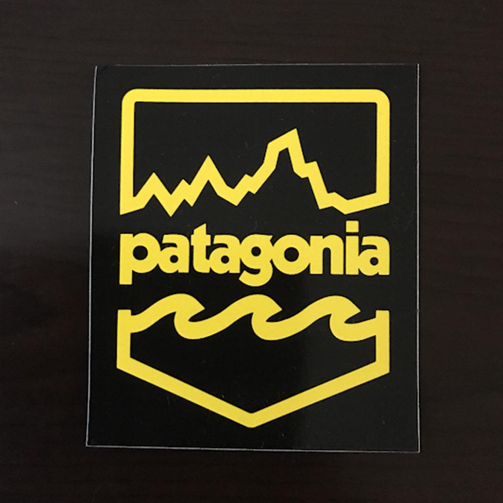 Pa 39 Patagonia パタゴニア ステッカー Badge M Earth Skateboardstikers
